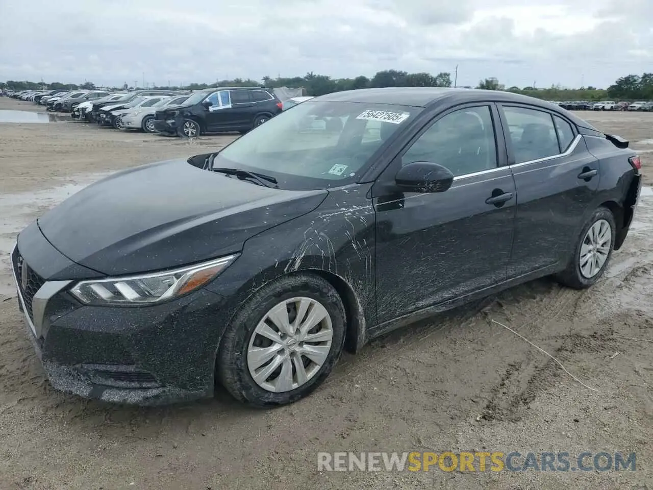 1 Photograph of a damaged car 3N1AB8BV3MY228191 NISSAN SENTRA 2021