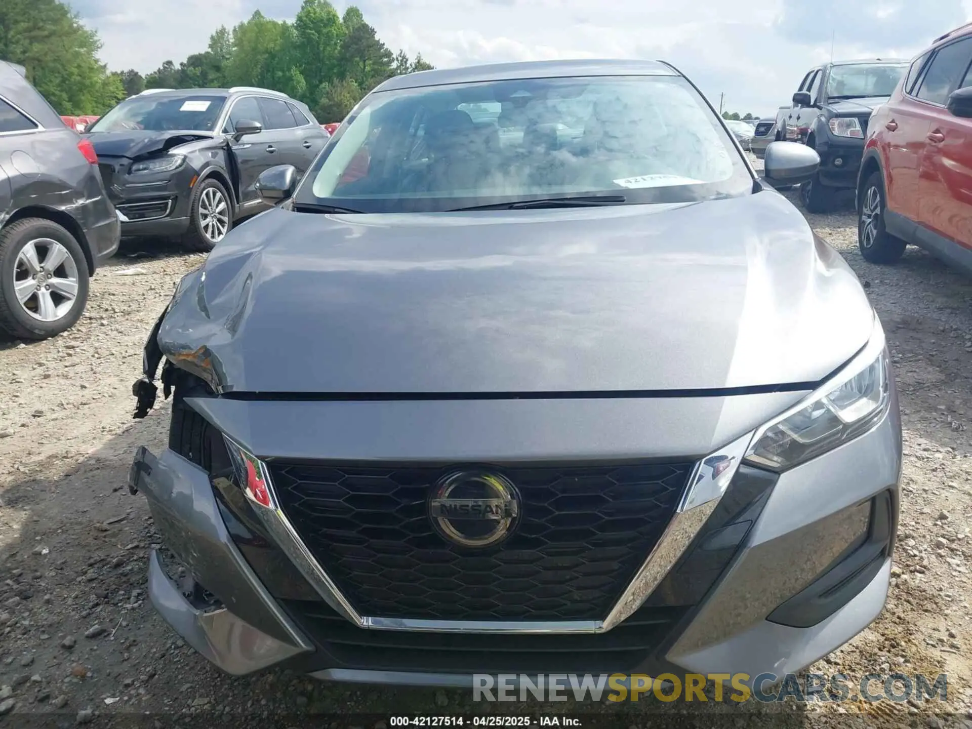 12 Photograph of a damaged car 3N1AB8BV3MY275110 NISSAN SENTRA 2021