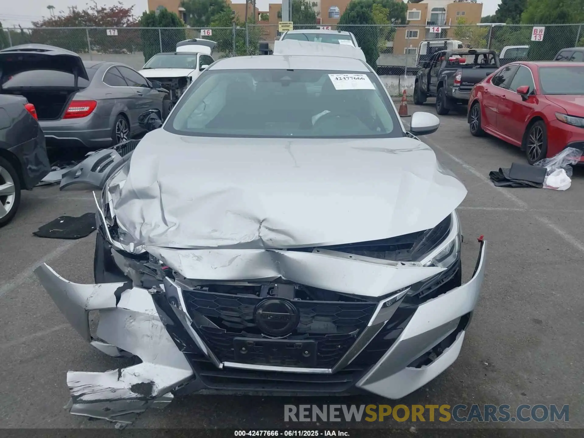 12 Photograph of a damaged car 3N1AB8BV4MY210492 NISSAN SENTRA 2021