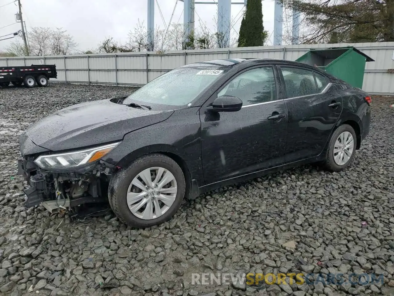 1 Photograph of a damaged car 3N1AB8BV4MY212226 NISSAN SENTRA 2021