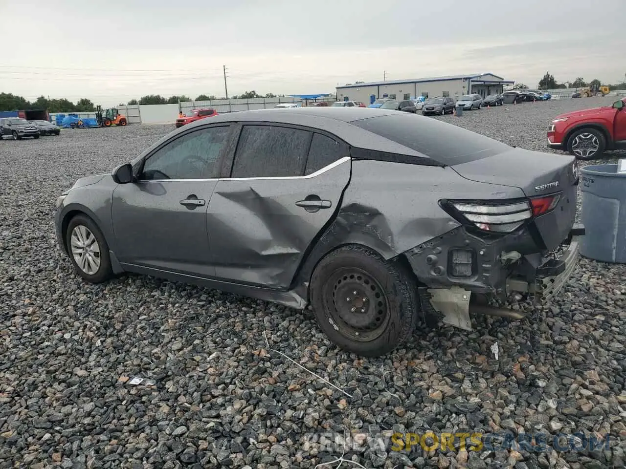 2 Photograph of a damaged car 3N1AB8BV4MY254590 NISSAN SENTRA 2021