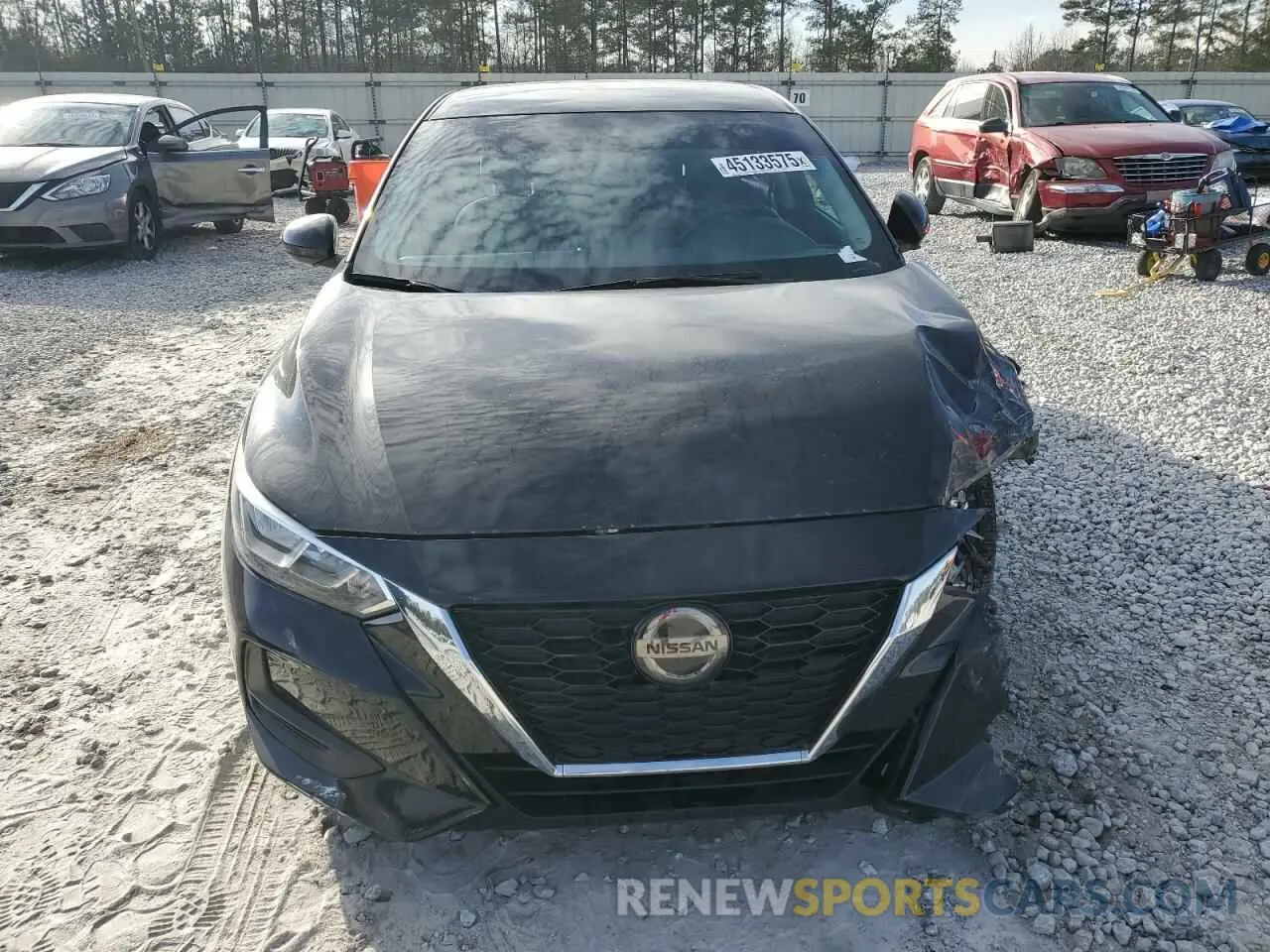 5 Photograph of a damaged car 3N1AB8BV5MY241573 NISSAN SENTRA 2021