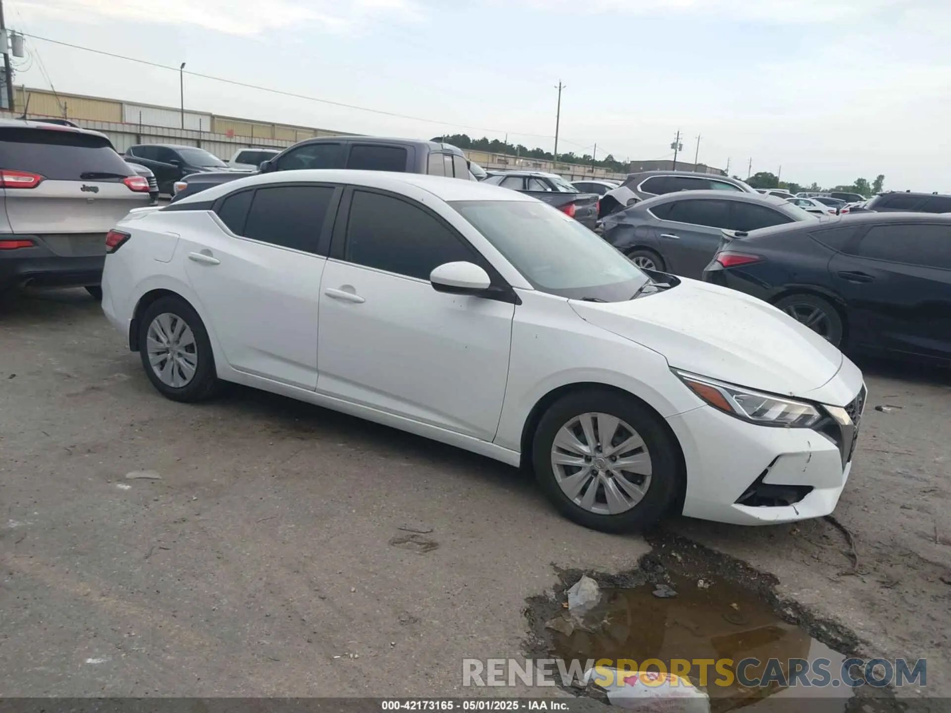 1 Photograph of a damaged car 3N1AB8BV5MY255151 NISSAN SENTRA 2021