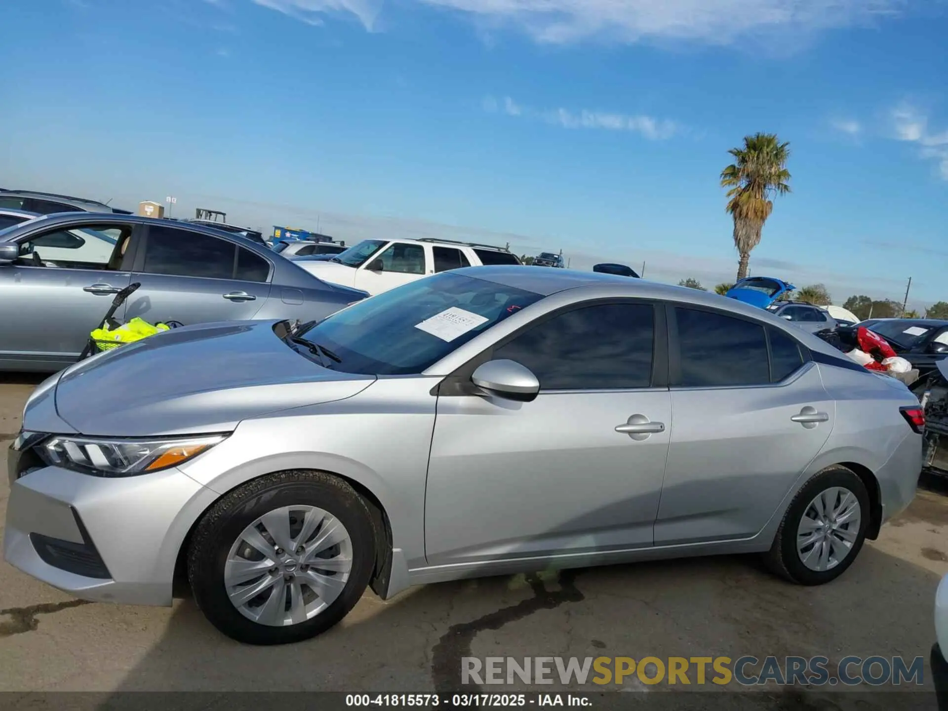 15 Photograph of a damaged car 3N1AB8BV5MY295262 NISSAN SENTRA 2021
