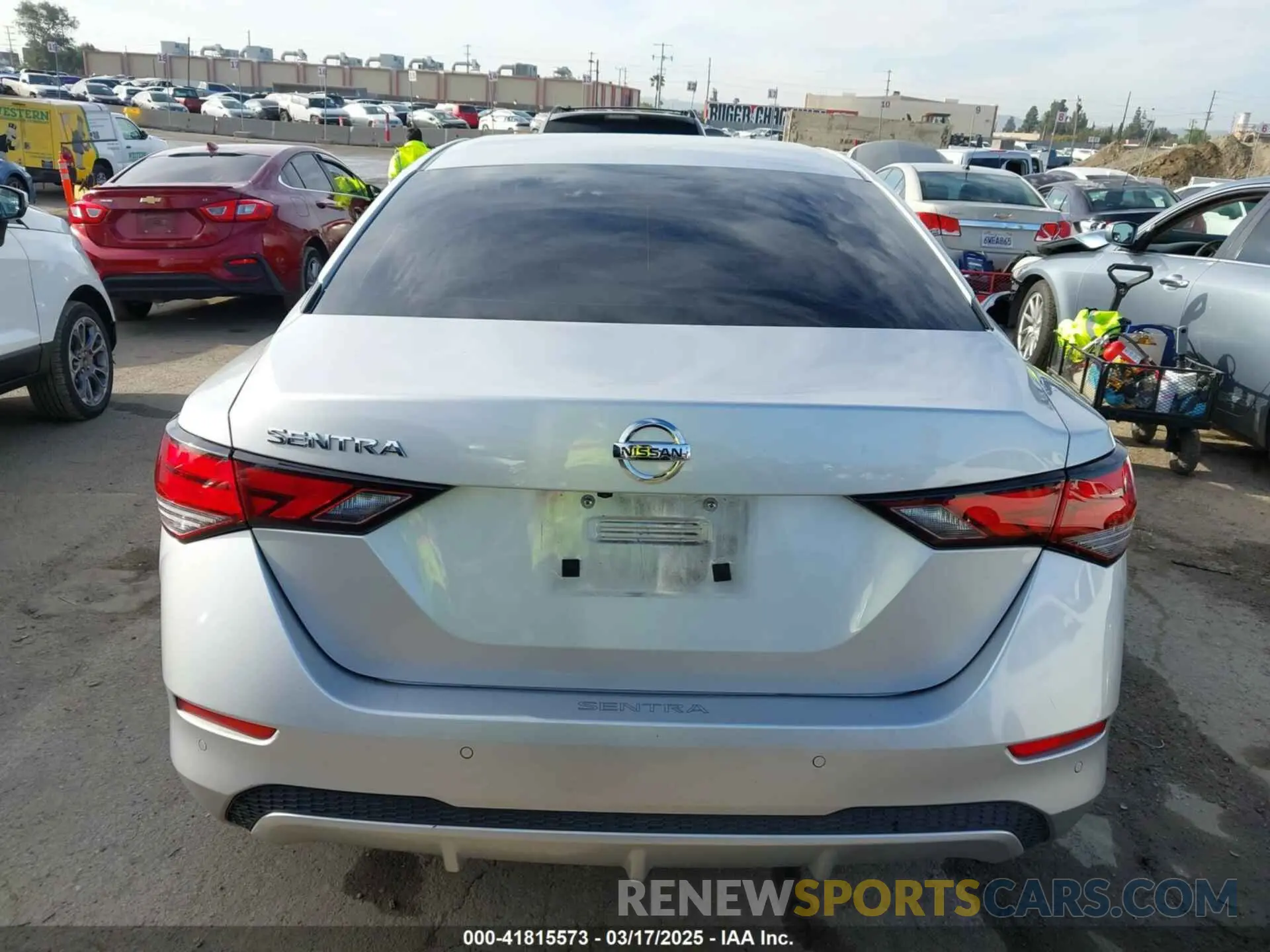 17 Photograph of a damaged car 3N1AB8BV5MY295262 NISSAN SENTRA 2021