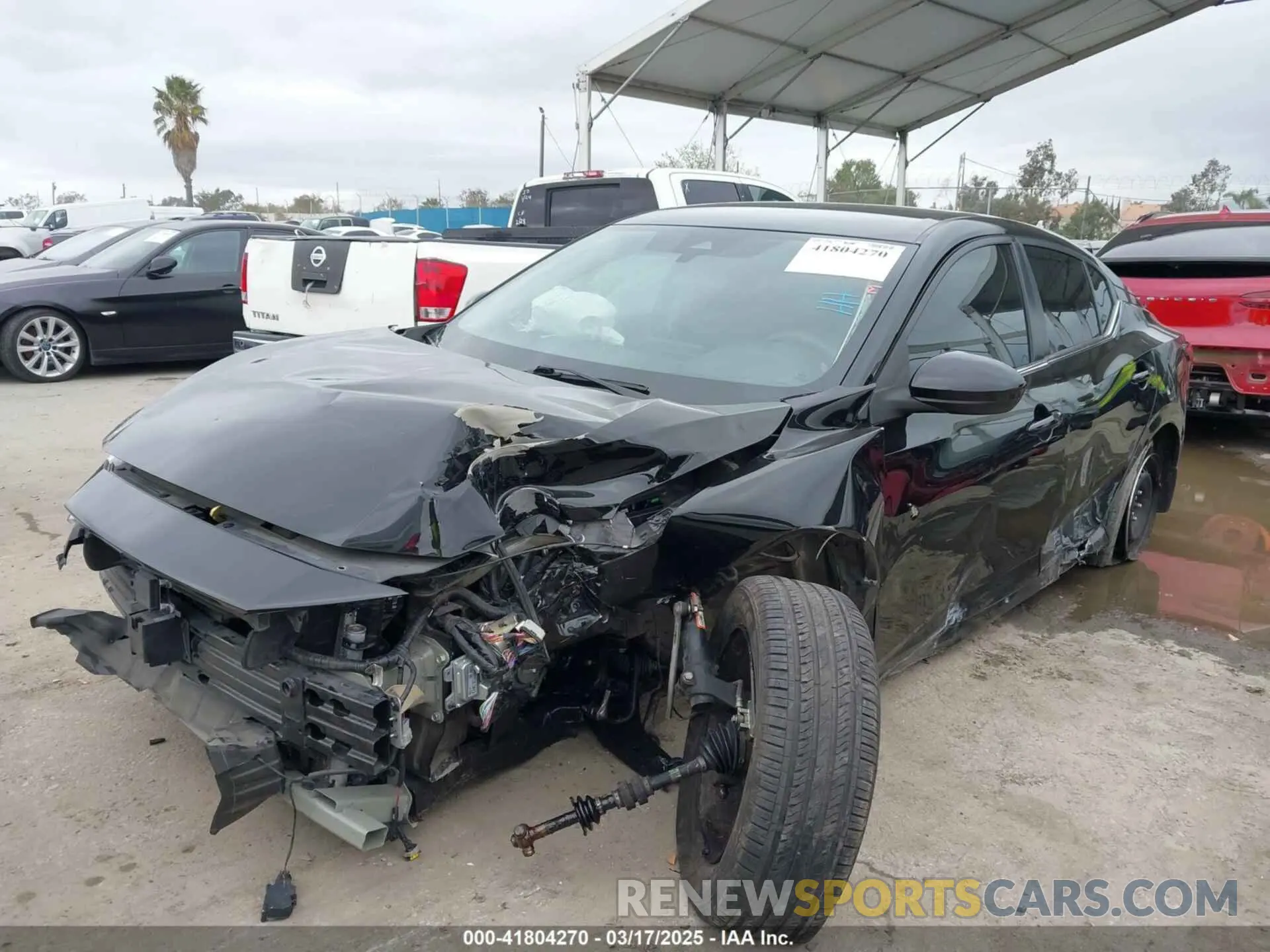 2 Photograph of a damaged car 3N1AB8BV5MY303067 NISSAN SENTRA 2021