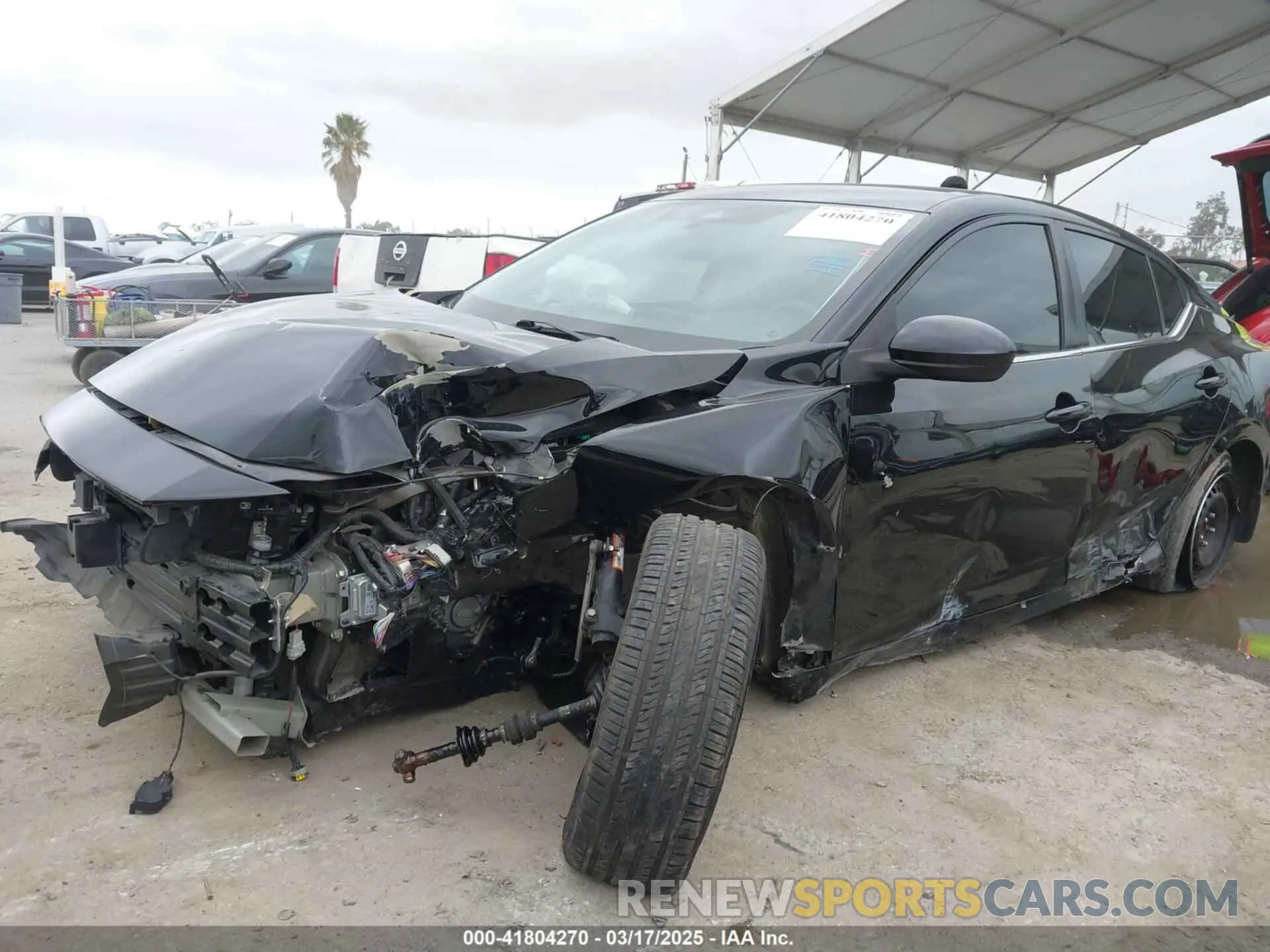 6 Photograph of a damaged car 3N1AB8BV5MY303067 NISSAN SENTRA 2021