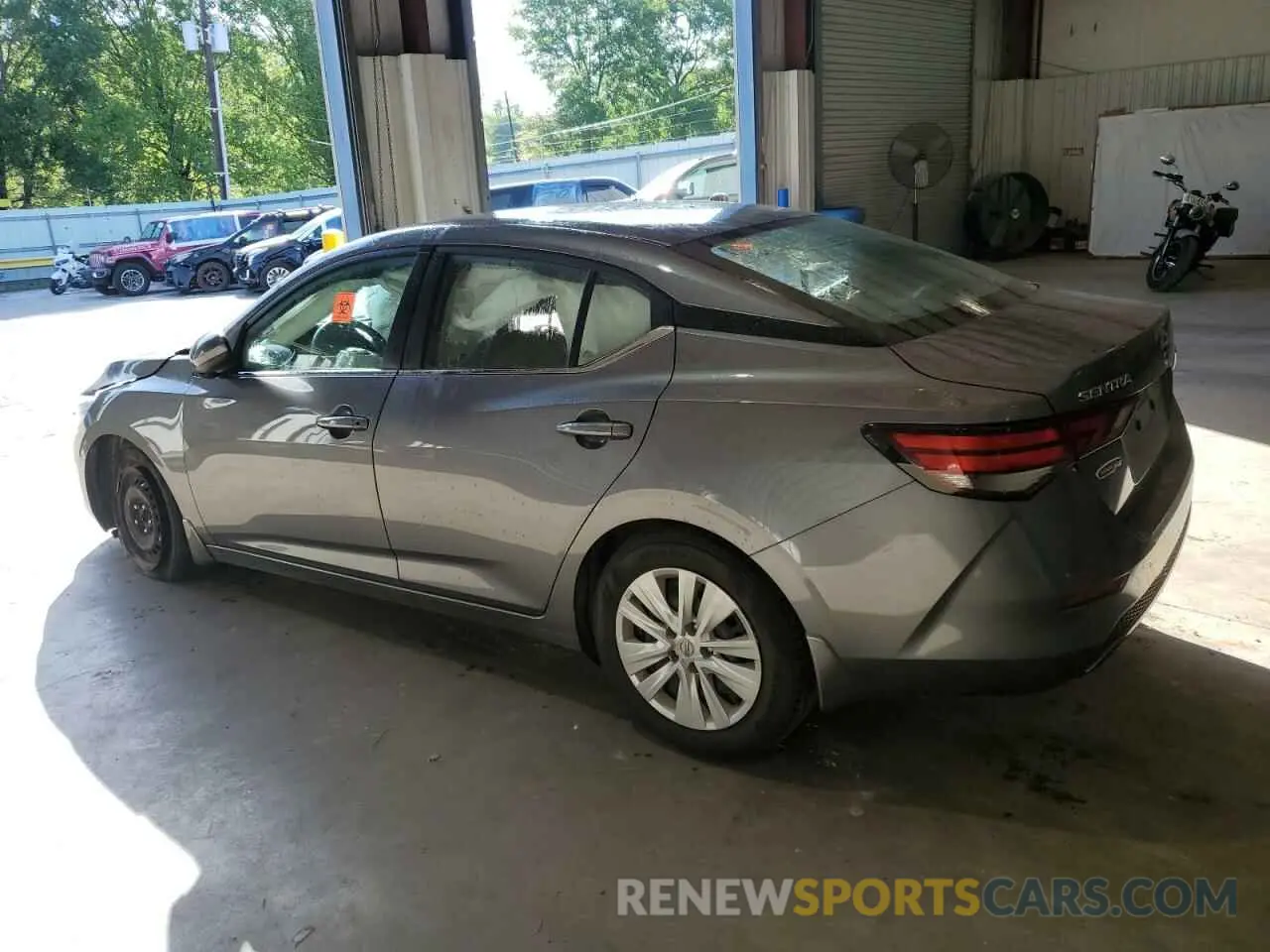 2 Photograph of a damaged car 3N1AB8BV5MY304641 NISSAN SENTRA 2021