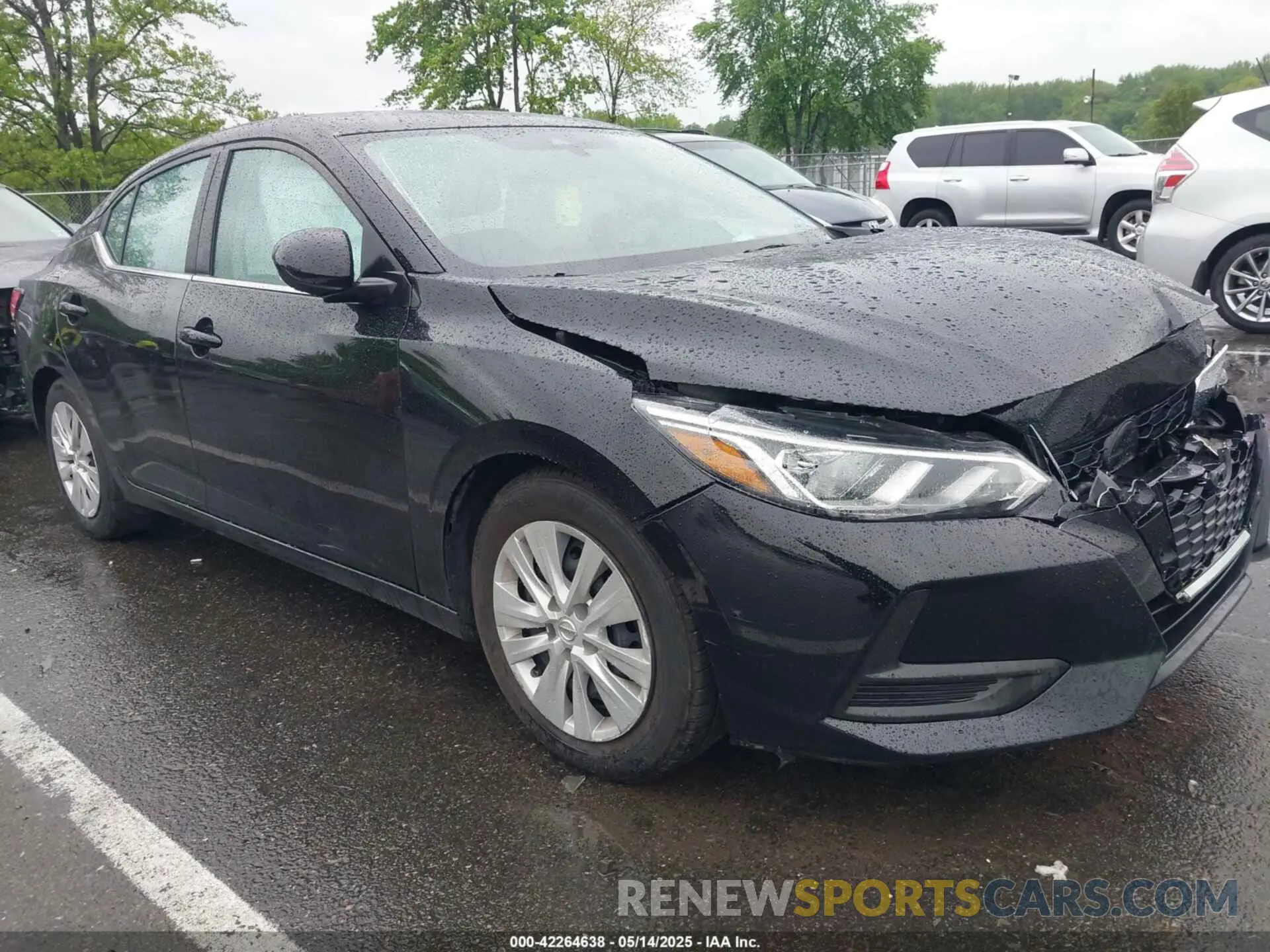 1 Photograph of a damaged car 3N1AB8BV5MY317714 NISSAN SENTRA 2021