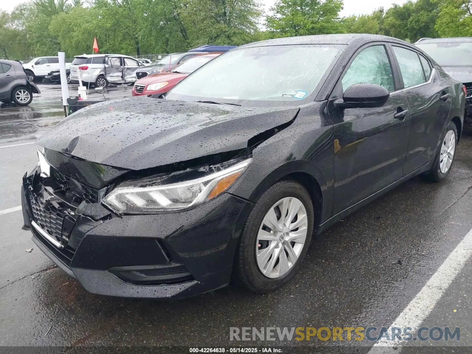 2 Photograph of a damaged car 3N1AB8BV5MY317714 NISSAN SENTRA 2021
