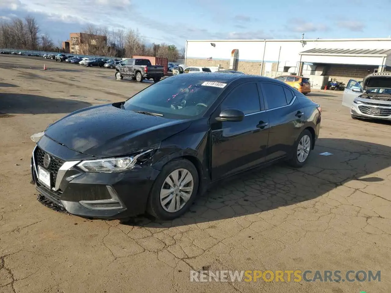 1 Photograph of a damaged car 3N1AB8BV6MY211501 NISSAN SENTRA 2021
