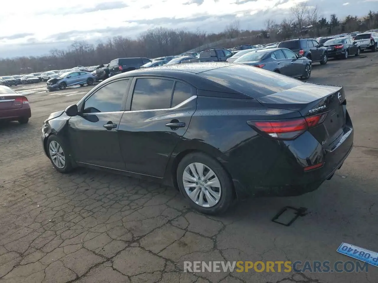 2 Photograph of a damaged car 3N1AB8BV6MY211501 NISSAN SENTRA 2021