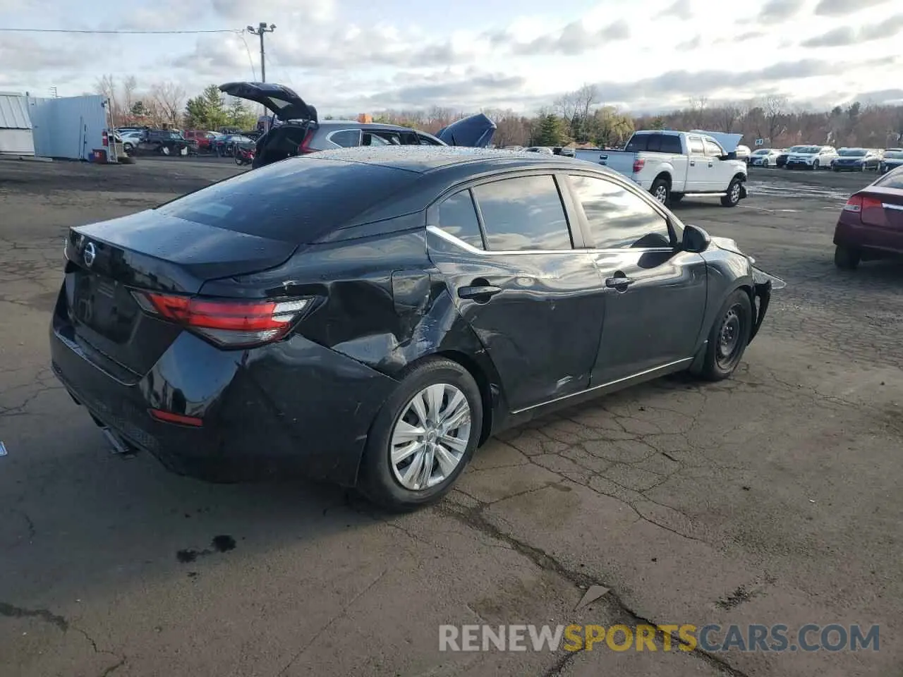 3 Photograph of a damaged car 3N1AB8BV6MY211501 NISSAN SENTRA 2021