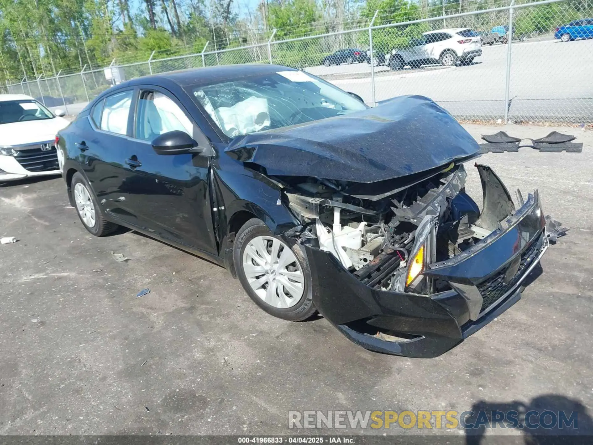 1 Photograph of a damaged car 3N1AB8BV6MY231022 NISSAN SENTRA 2021