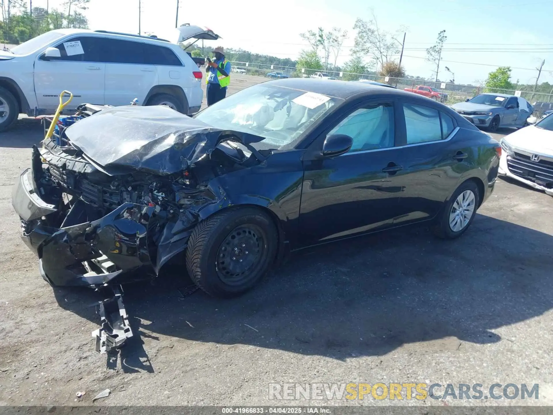 2 Photograph of a damaged car 3N1AB8BV6MY231022 NISSAN SENTRA 2021