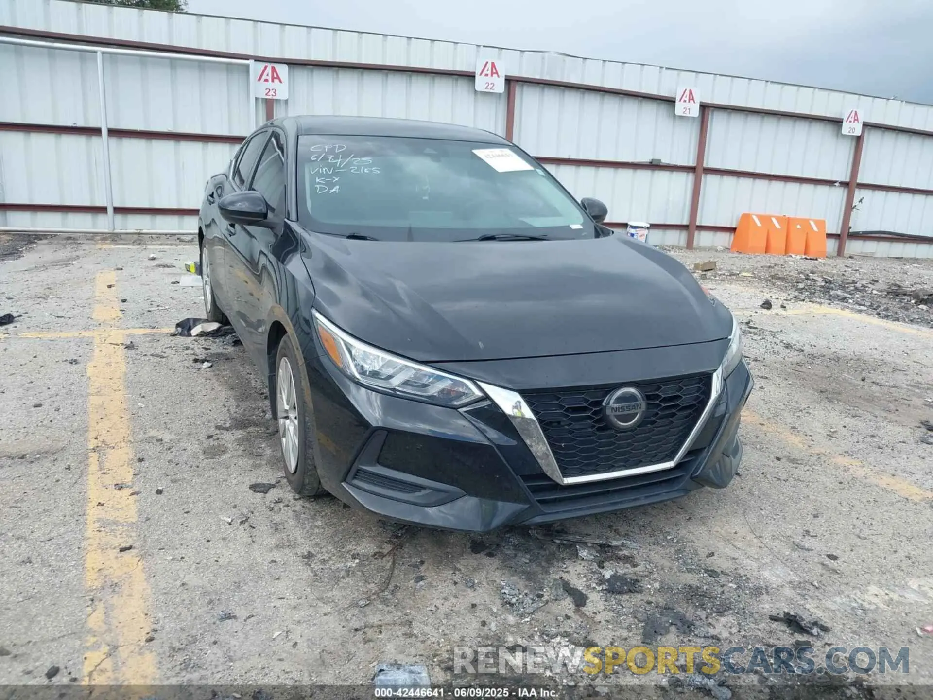 1 Photograph of a damaged car 3N1AB8BV6MY242165 NISSAN SENTRA 2021