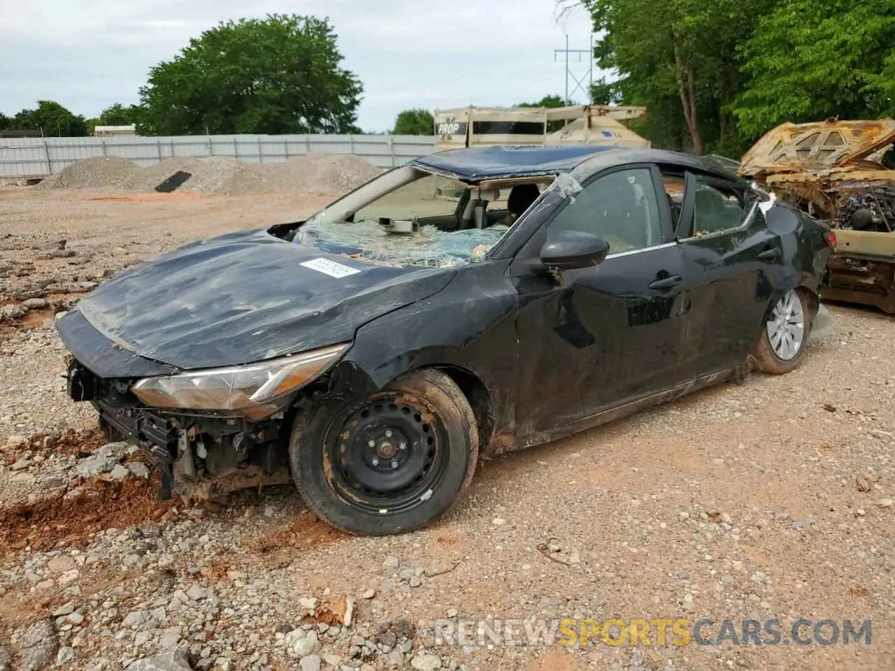 1 Photograph of a damaged car 3N1AB8BV6MY277997 NISSAN SENTRA 2021