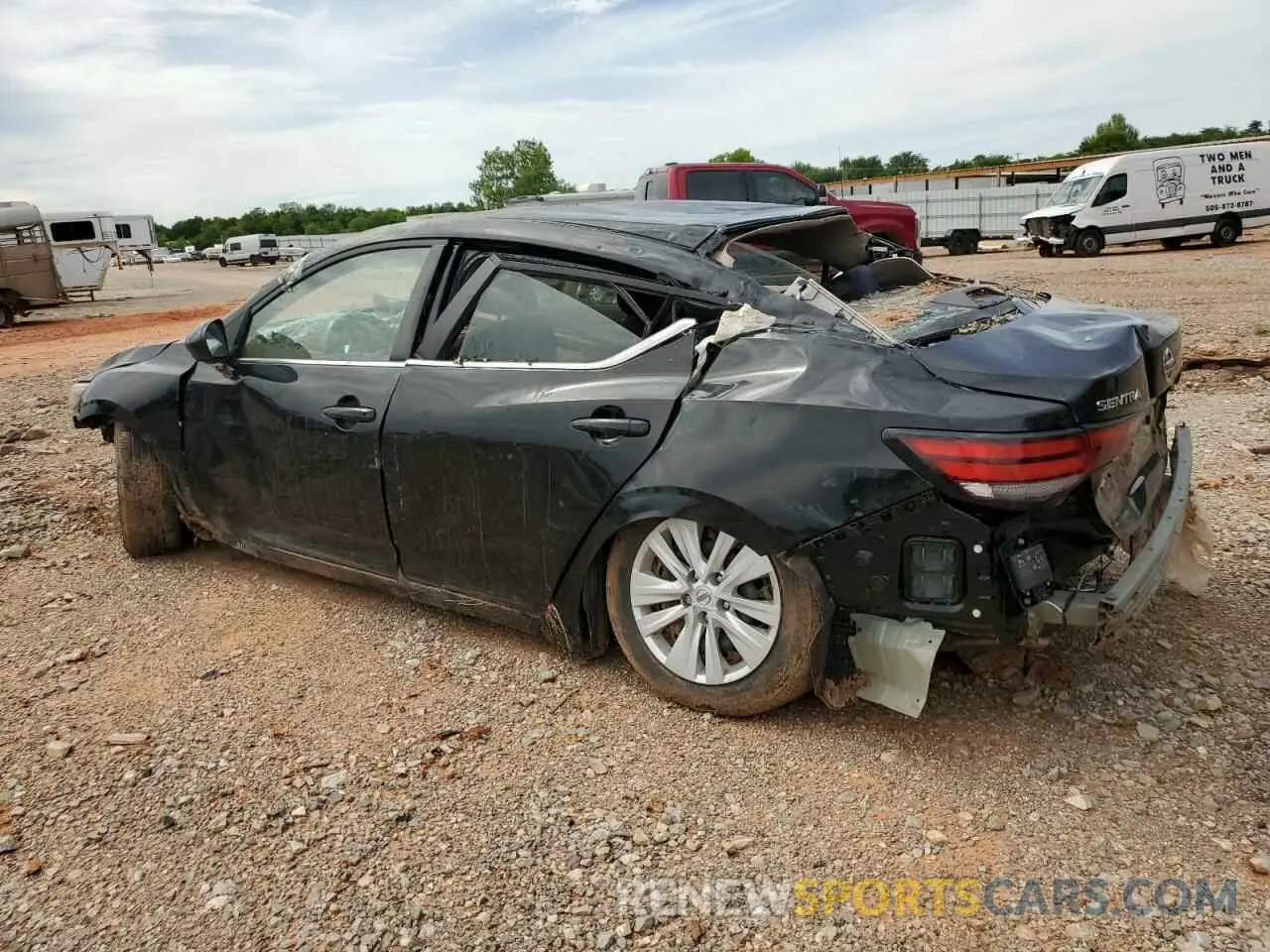 2 Photograph of a damaged car 3N1AB8BV6MY277997 NISSAN SENTRA 2021