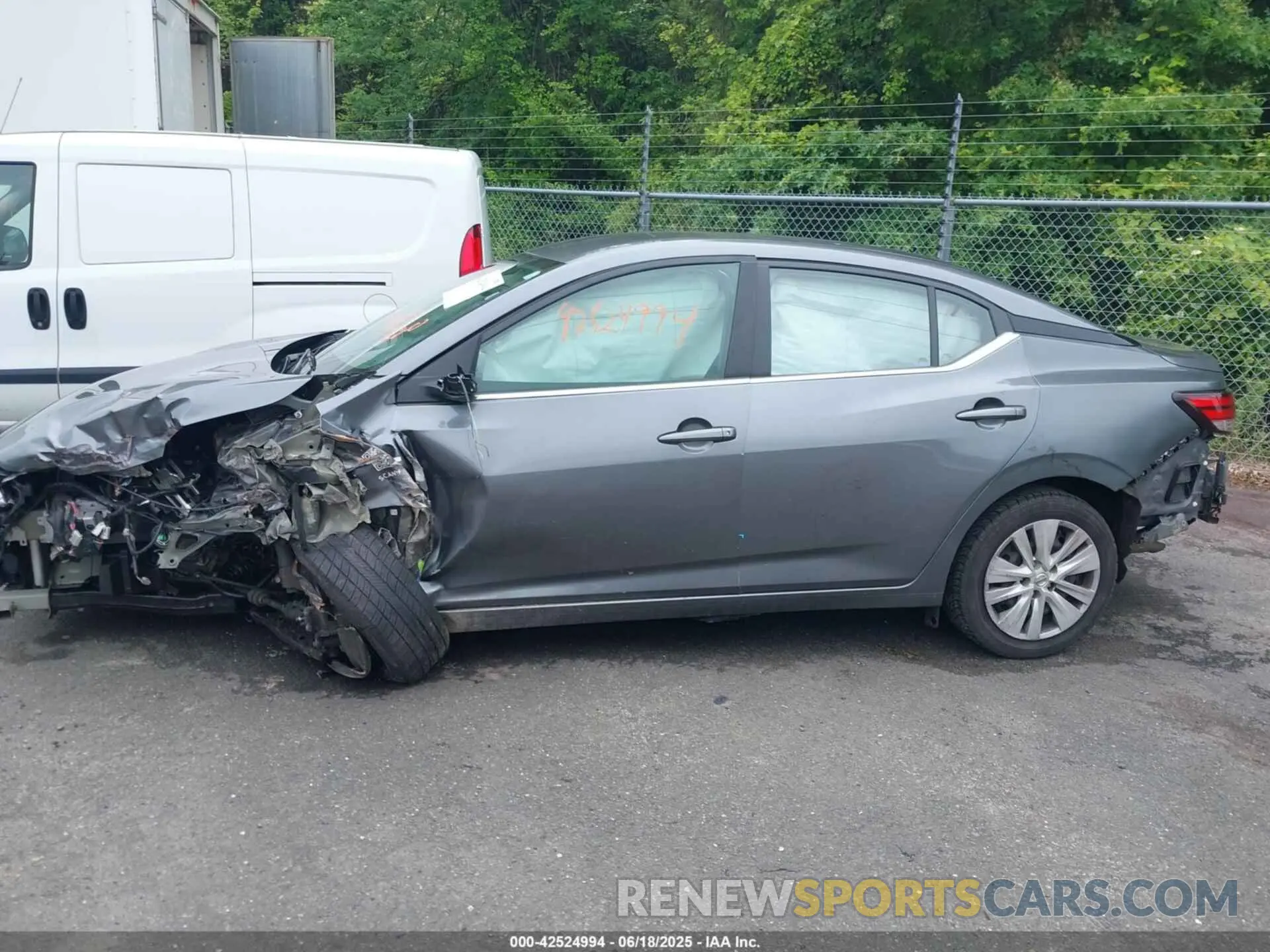 14 Photograph of a damaged car 3N1AB8BV7MY232843 NISSAN SENTRA 2021