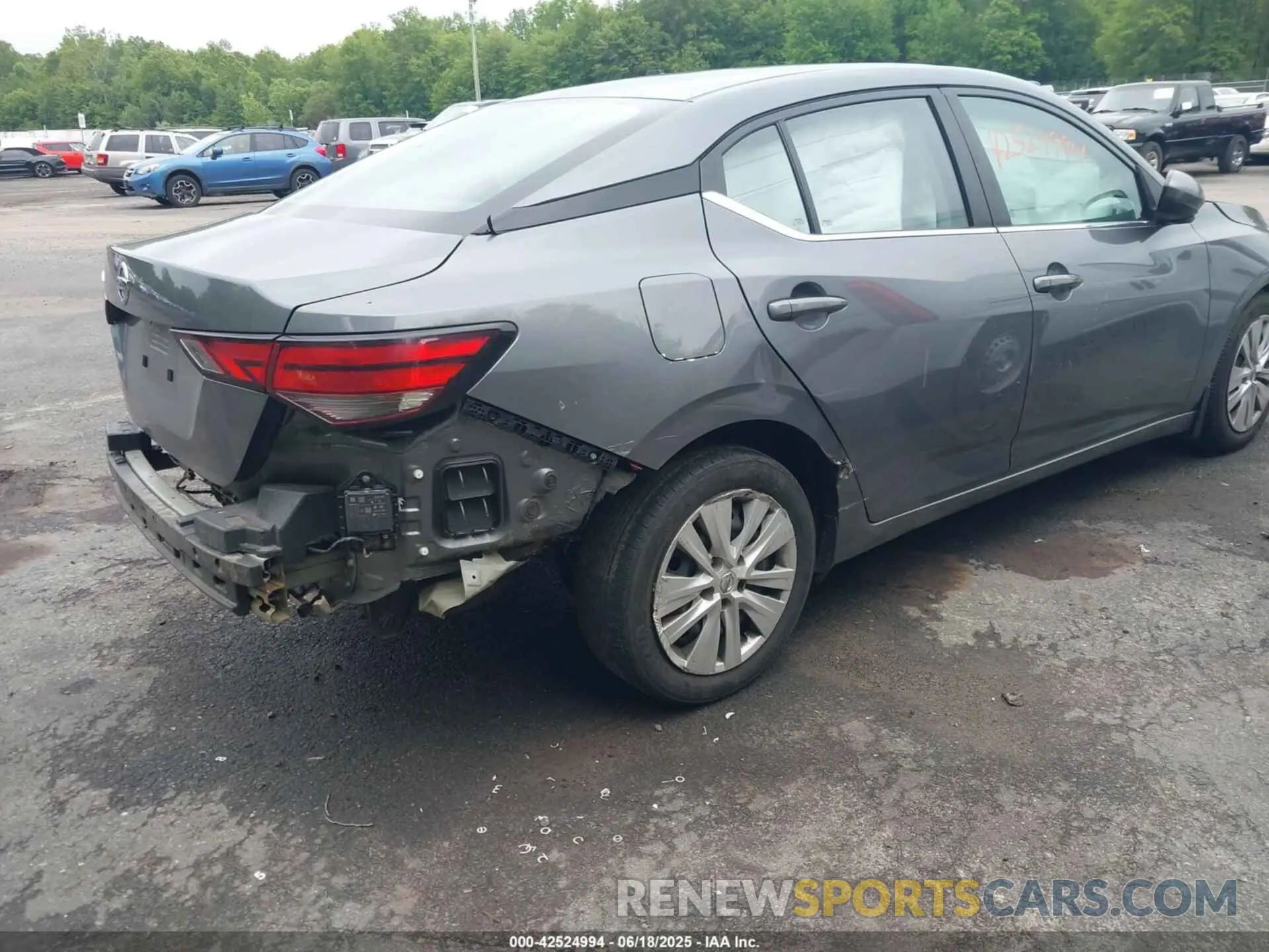 4 Photograph of a damaged car 3N1AB8BV7MY232843 NISSAN SENTRA 2021