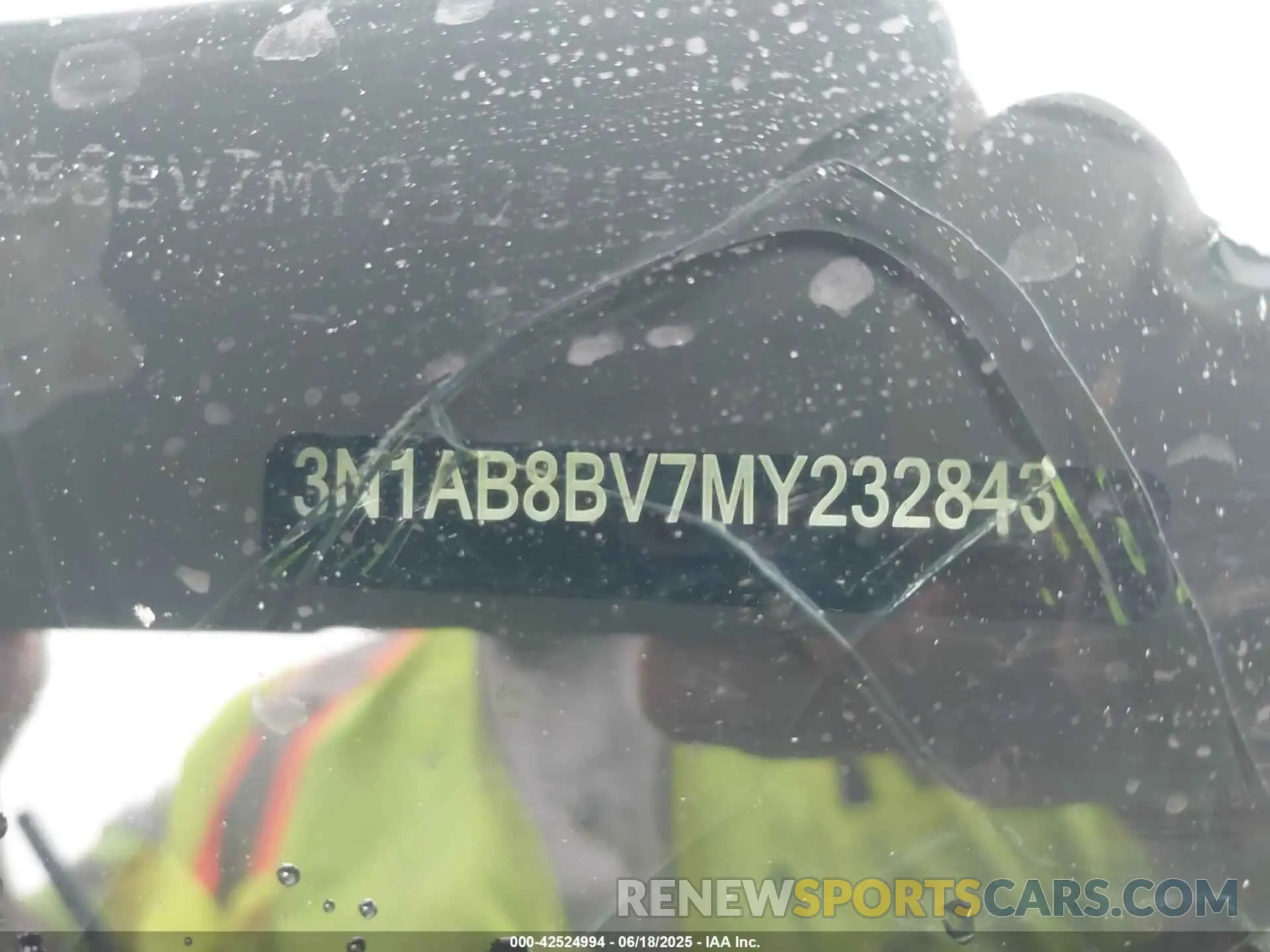 9 Photograph of a damaged car 3N1AB8BV7MY232843 NISSAN SENTRA 2021