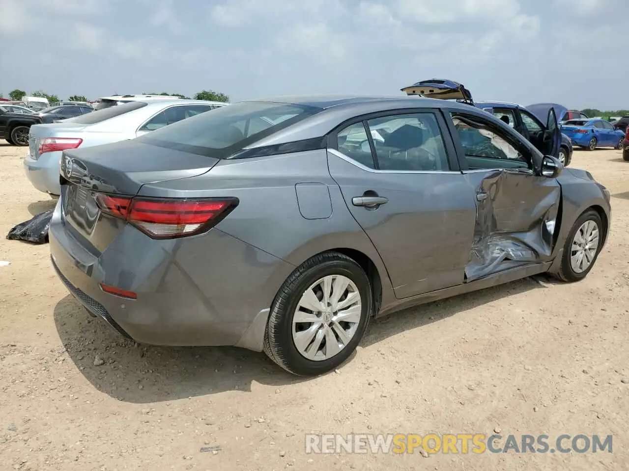 3 Photograph of a damaged car 3N1AB8BV7MY243308 NISSAN SENTRA 2021