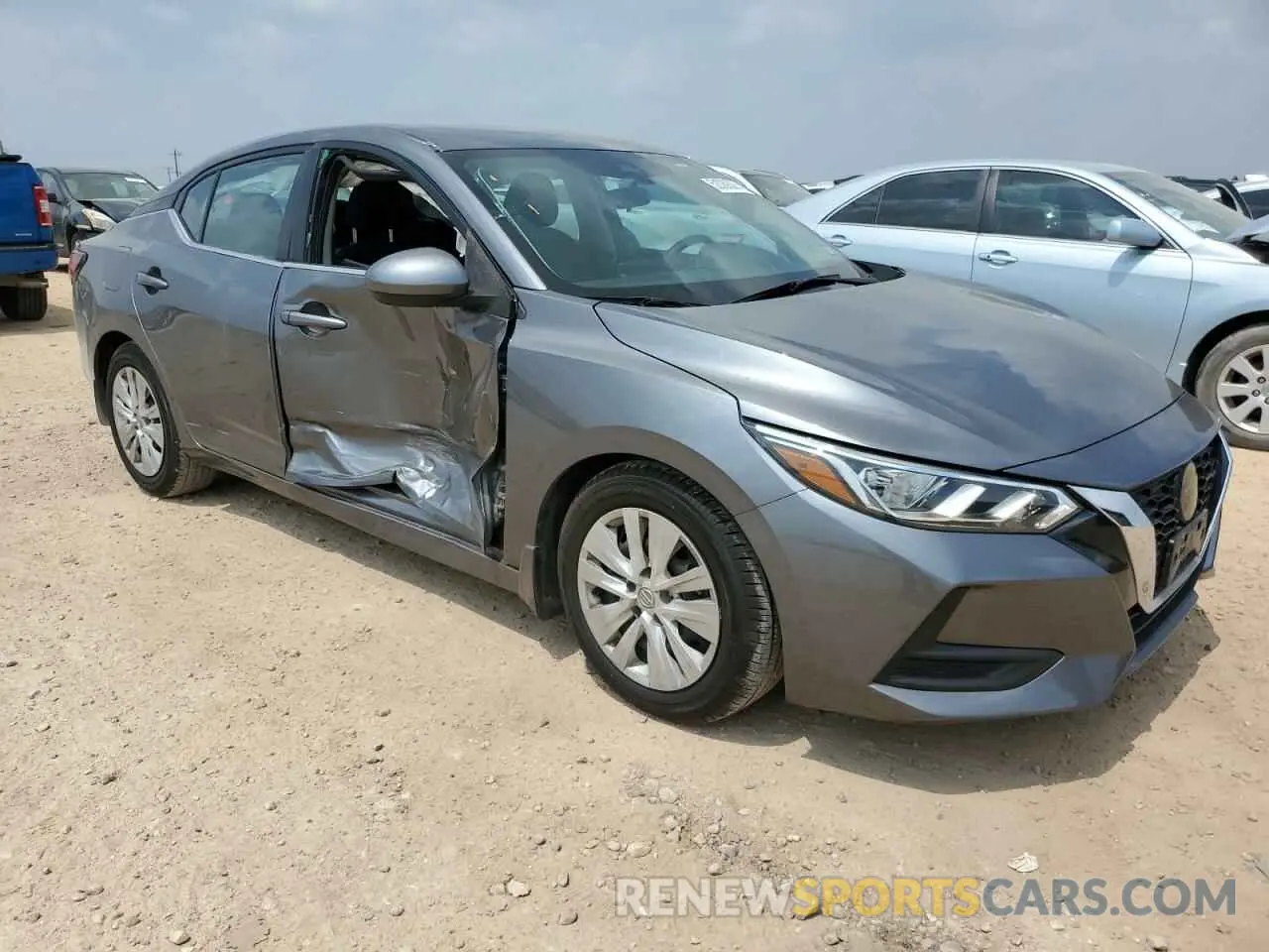 4 Photograph of a damaged car 3N1AB8BV7MY243308 NISSAN SENTRA 2021
