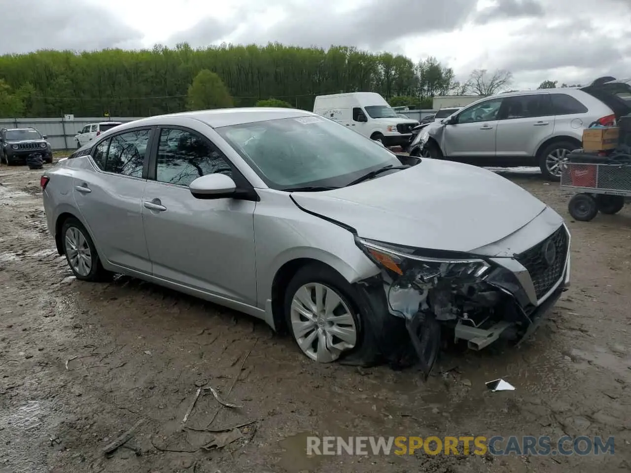 4 Photograph of a damaged car 3N1AB8BV7MY252560 NISSAN SENTRA 2021