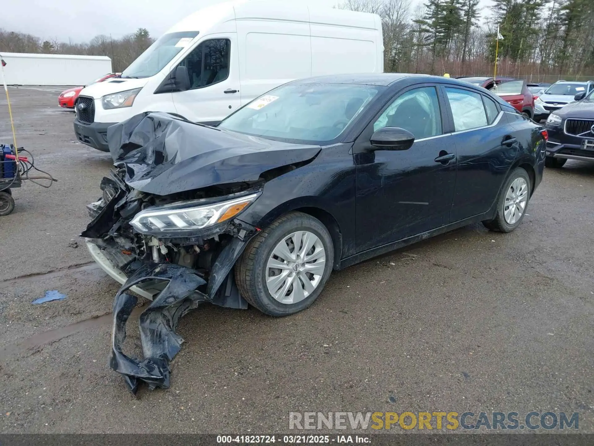 2 Photograph of a damaged car 3N1AB8BV7MY296848 NISSAN SENTRA 2021