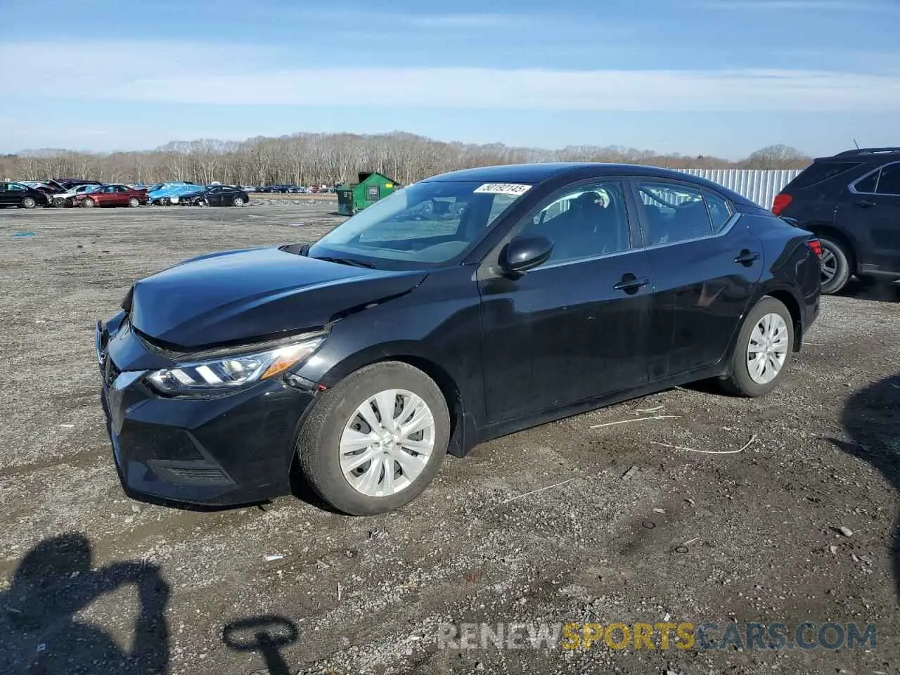 1 Photograph of a damaged car 3N1AB8BV7MY323093 NISSAN SENTRA 2021