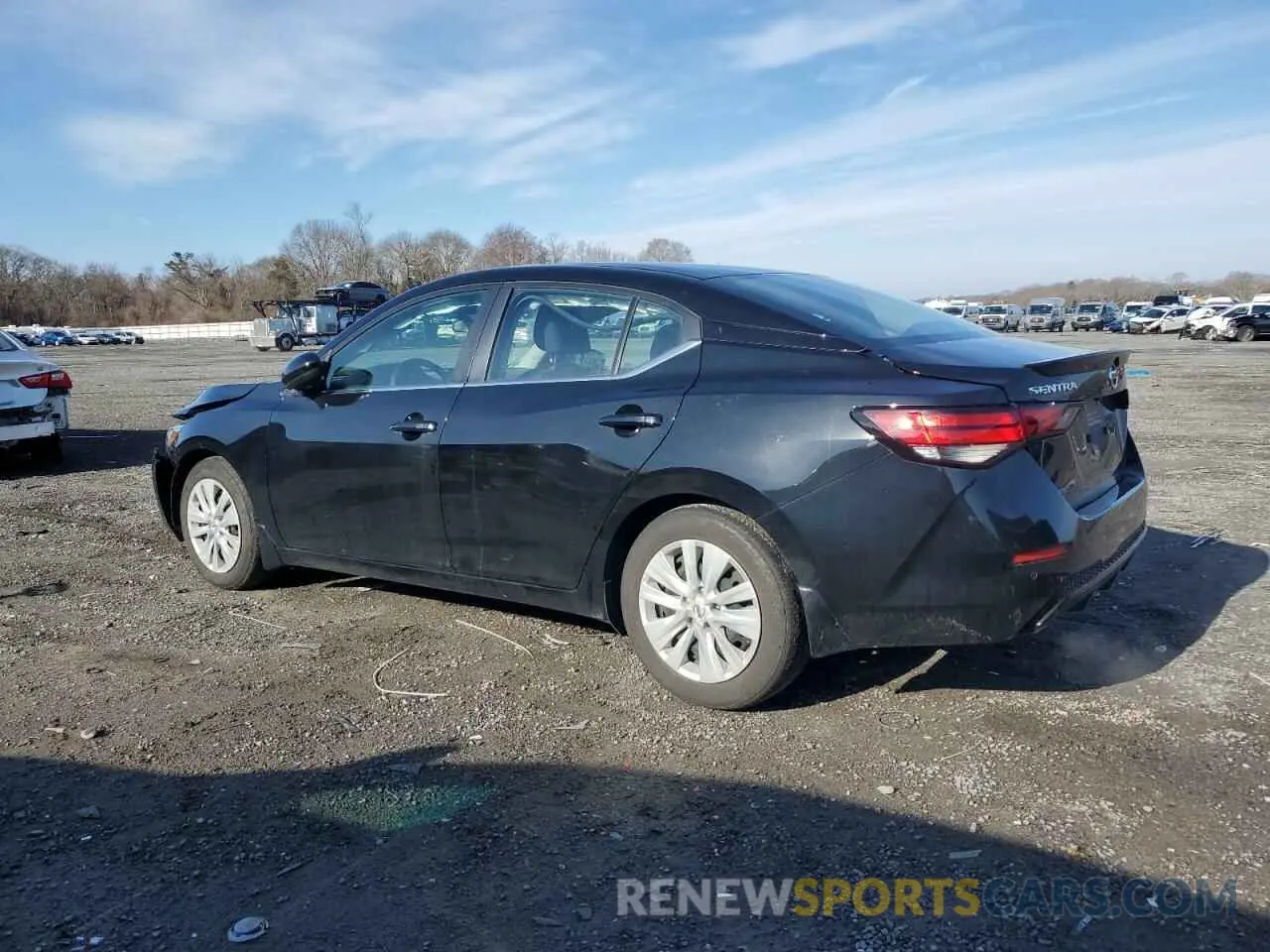 2 Photograph of a damaged car 3N1AB8BV7MY323093 NISSAN SENTRA 2021