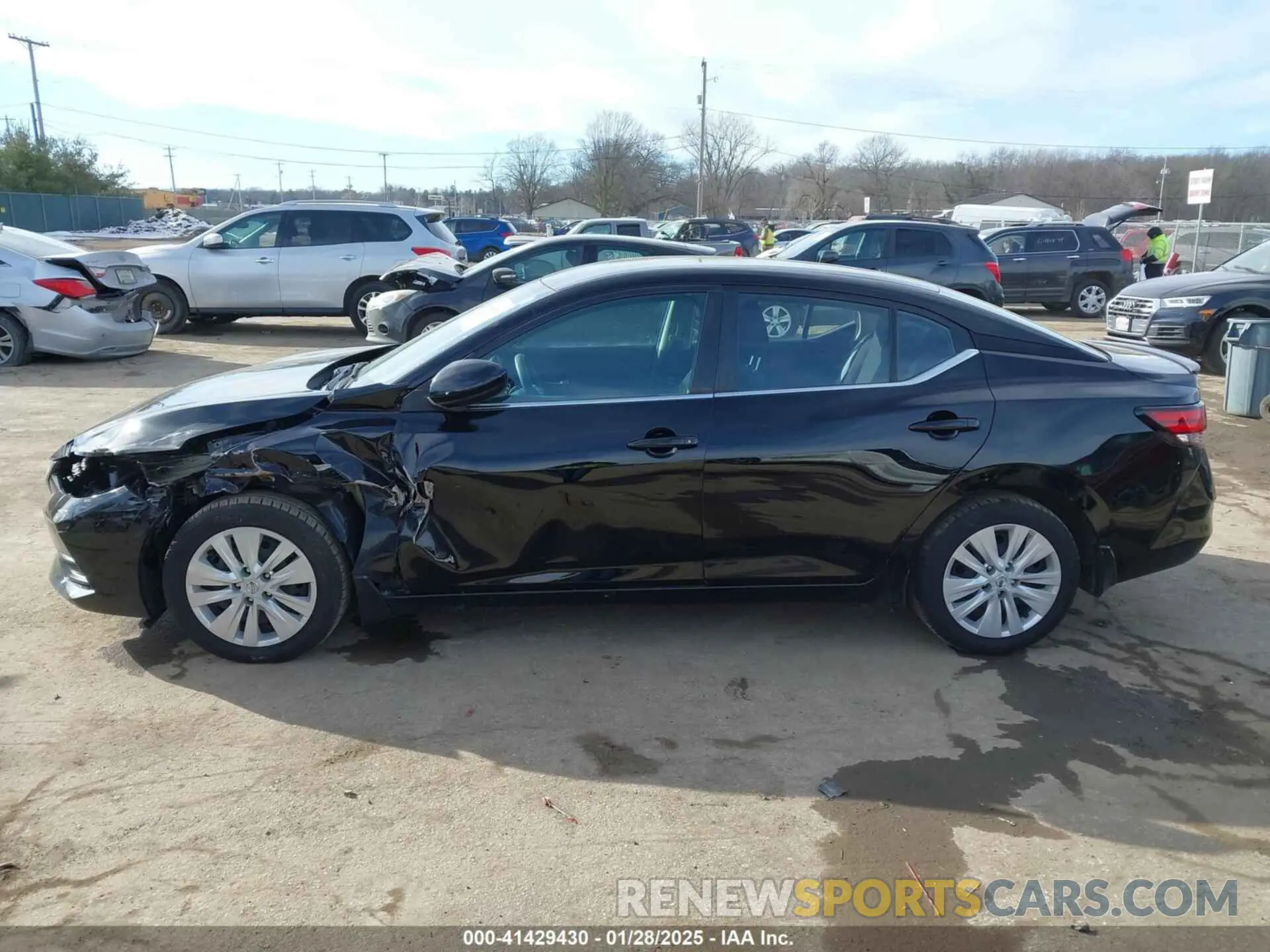 15 Photograph of a damaged car 3N1AB8BV7MY325622 NISSAN SENTRA 2021