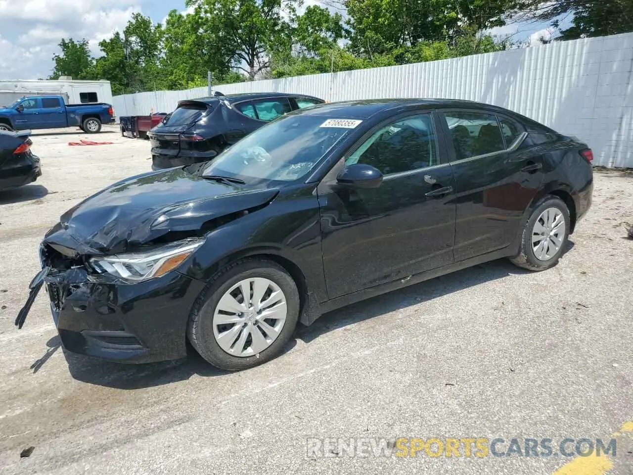 1 Photograph of a damaged car 3N1AB8BV8MY230664 NISSAN SENTRA 2021