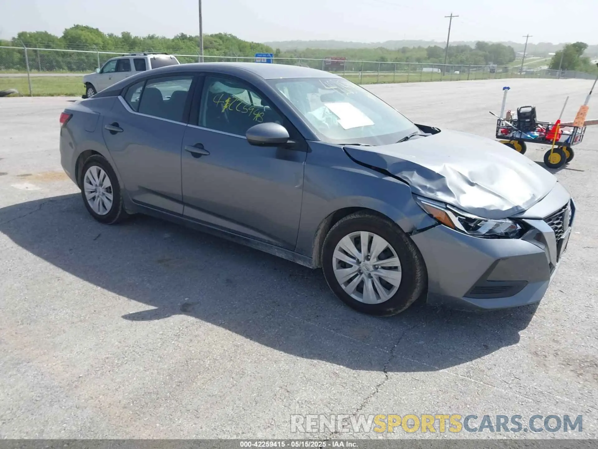1 Photograph of a damaged car 3N1AB8BV8MY241163 NISSAN SENTRA 2021