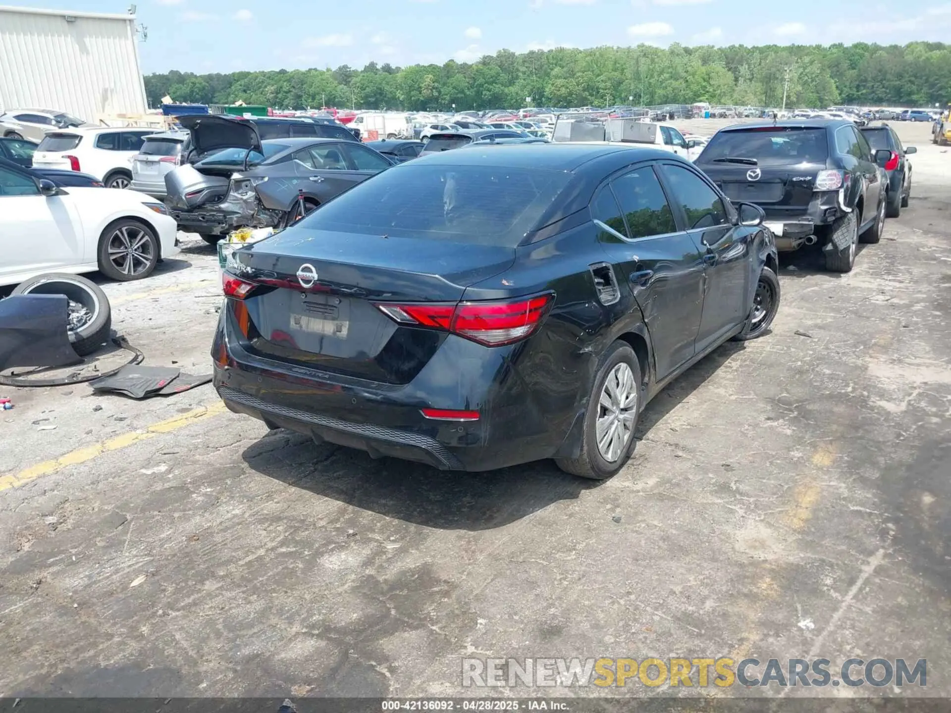 4 Photograph of a damaged car 3N1AB8BV8MY301880 NISSAN SENTRA 2021