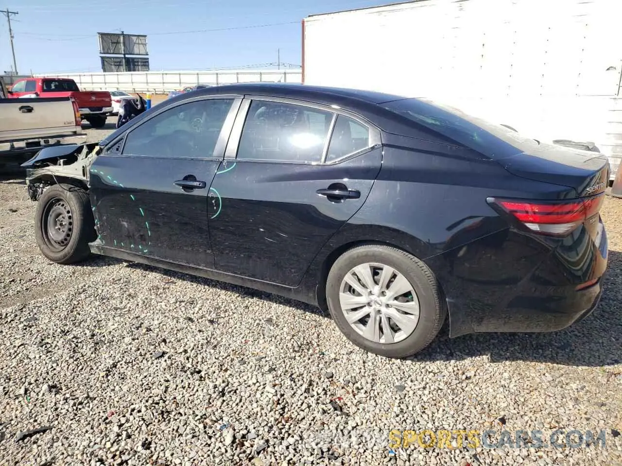 2 Photograph of a damaged car 3N1AB8BV8MY327363 NISSAN SENTRA 2021