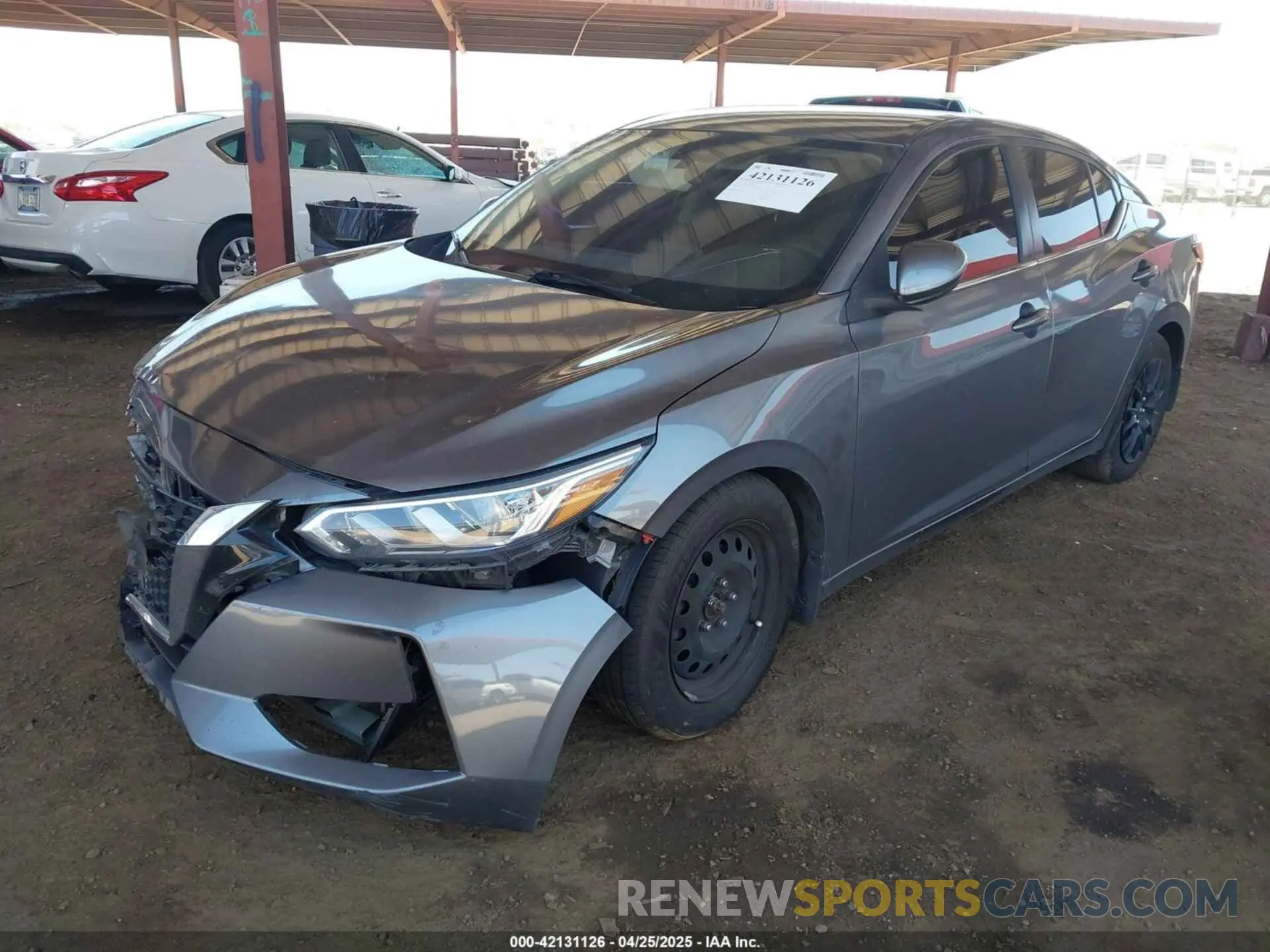 2 Photograph of a damaged car 3N1AB8BVXMY291112 NISSAN SENTRA 2021