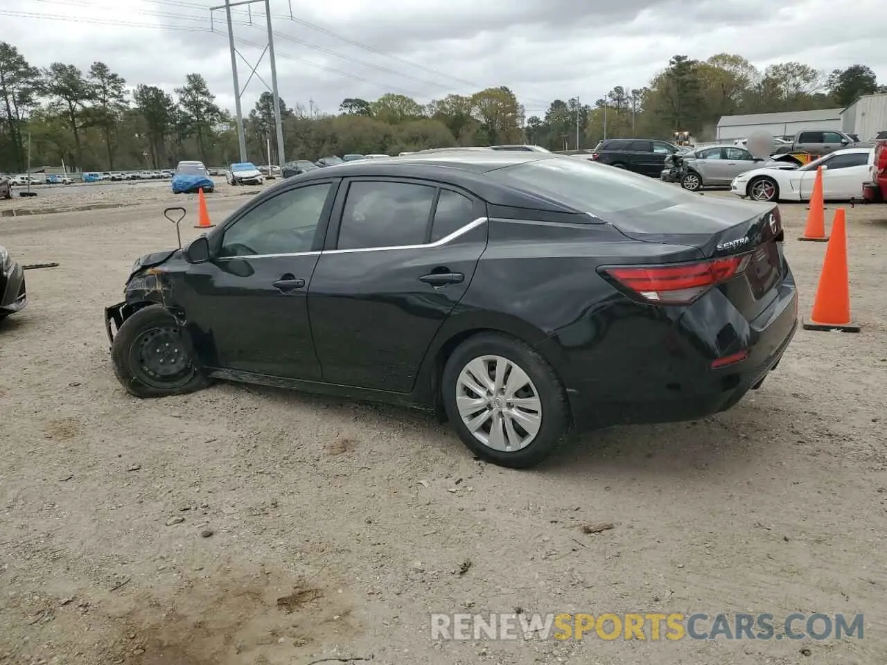 2 Photograph of a damaged car 3N1AB8BVXMY303307 NISSAN SENTRA 2021
