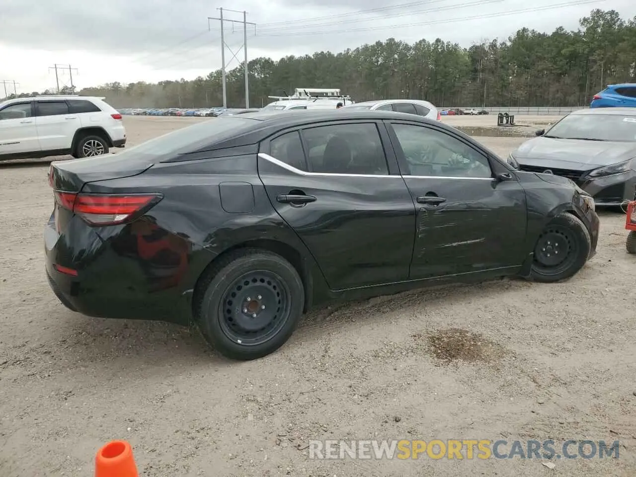 3 Photograph of a damaged car 3N1AB8BVXMY303307 NISSAN SENTRA 2021