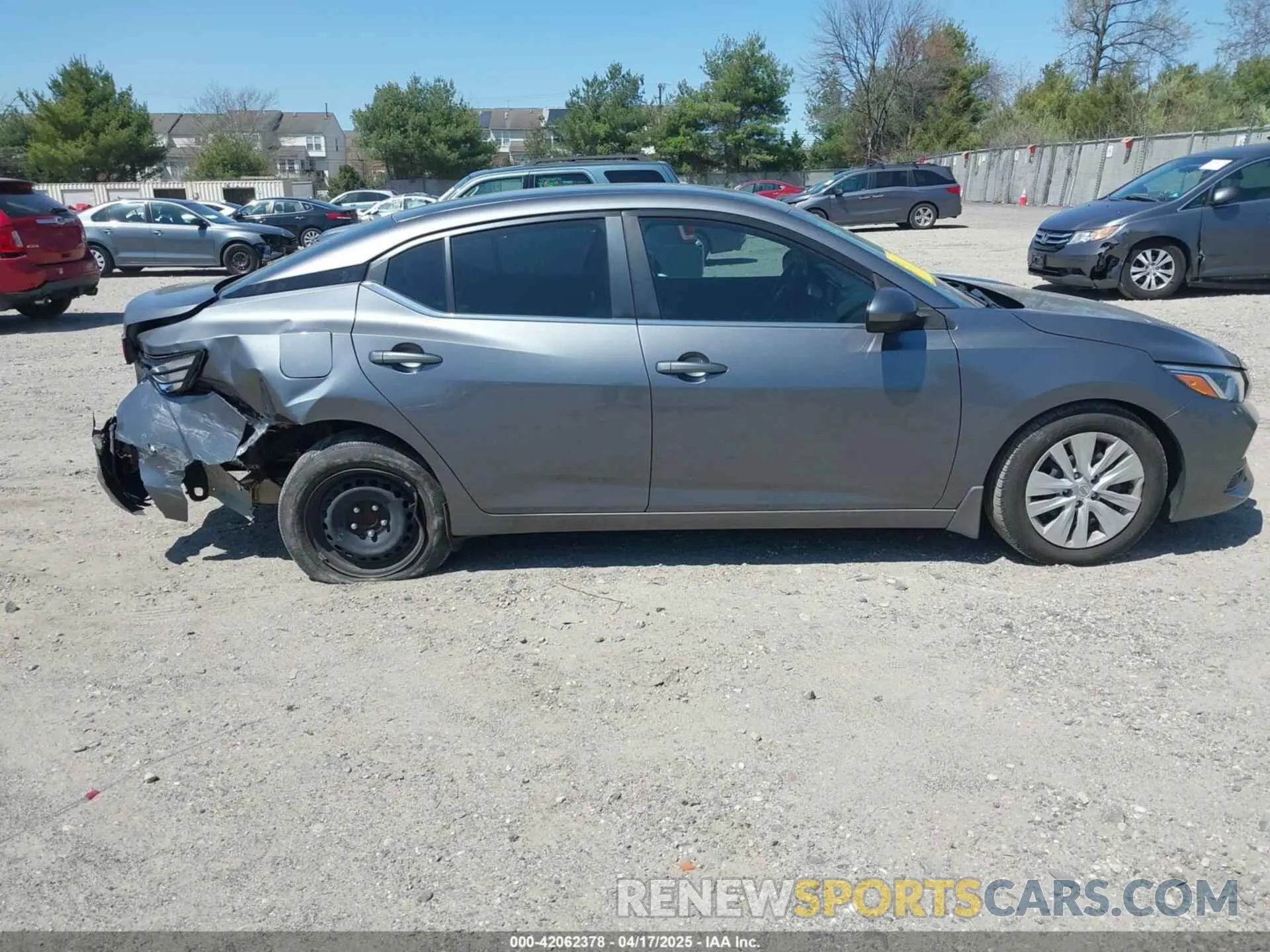 14 Photograph of a damaged car 3N1AB8BVXMY305283 NISSAN SENTRA 2021