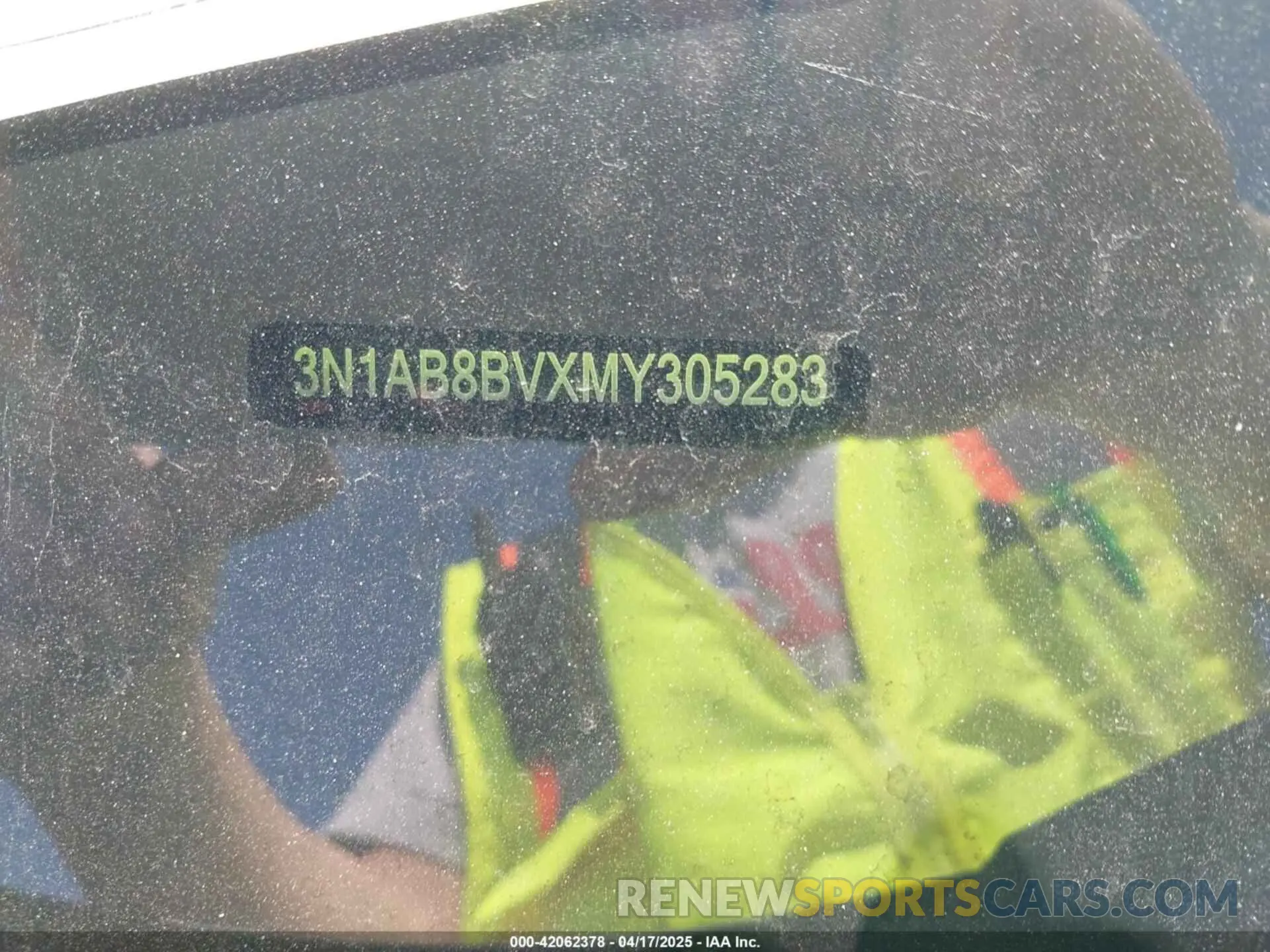 9 Photograph of a damaged car 3N1AB8BVXMY305283 NISSAN SENTRA 2021