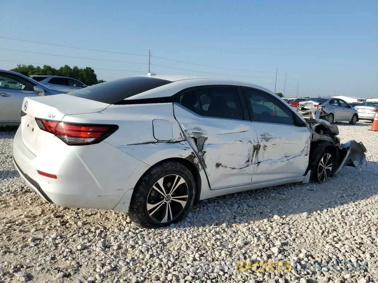 3 Photograph of a damaged car 3N1AB8CV0MY214425 NISSAN SENTRA 2021