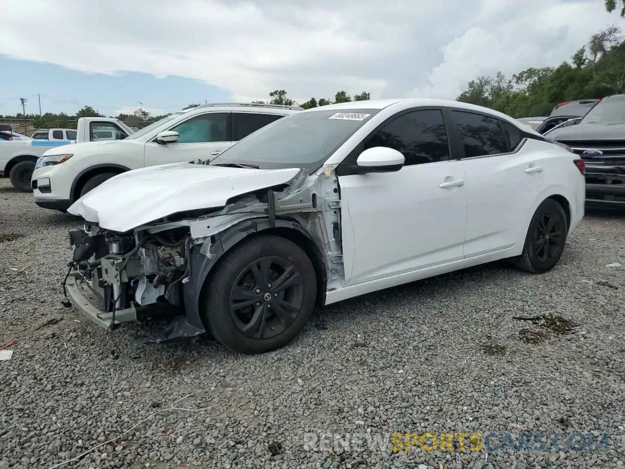 1 Photograph of a damaged car 3N1AB8CV0MY238840 NISSAN SENTRA 2021