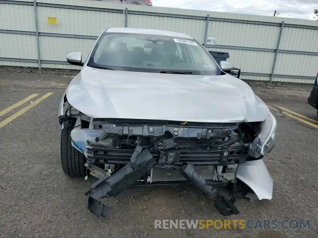 5 Photograph of a damaged car 3N1AB8CV0MY240975 NISSAN SENTRA 2021