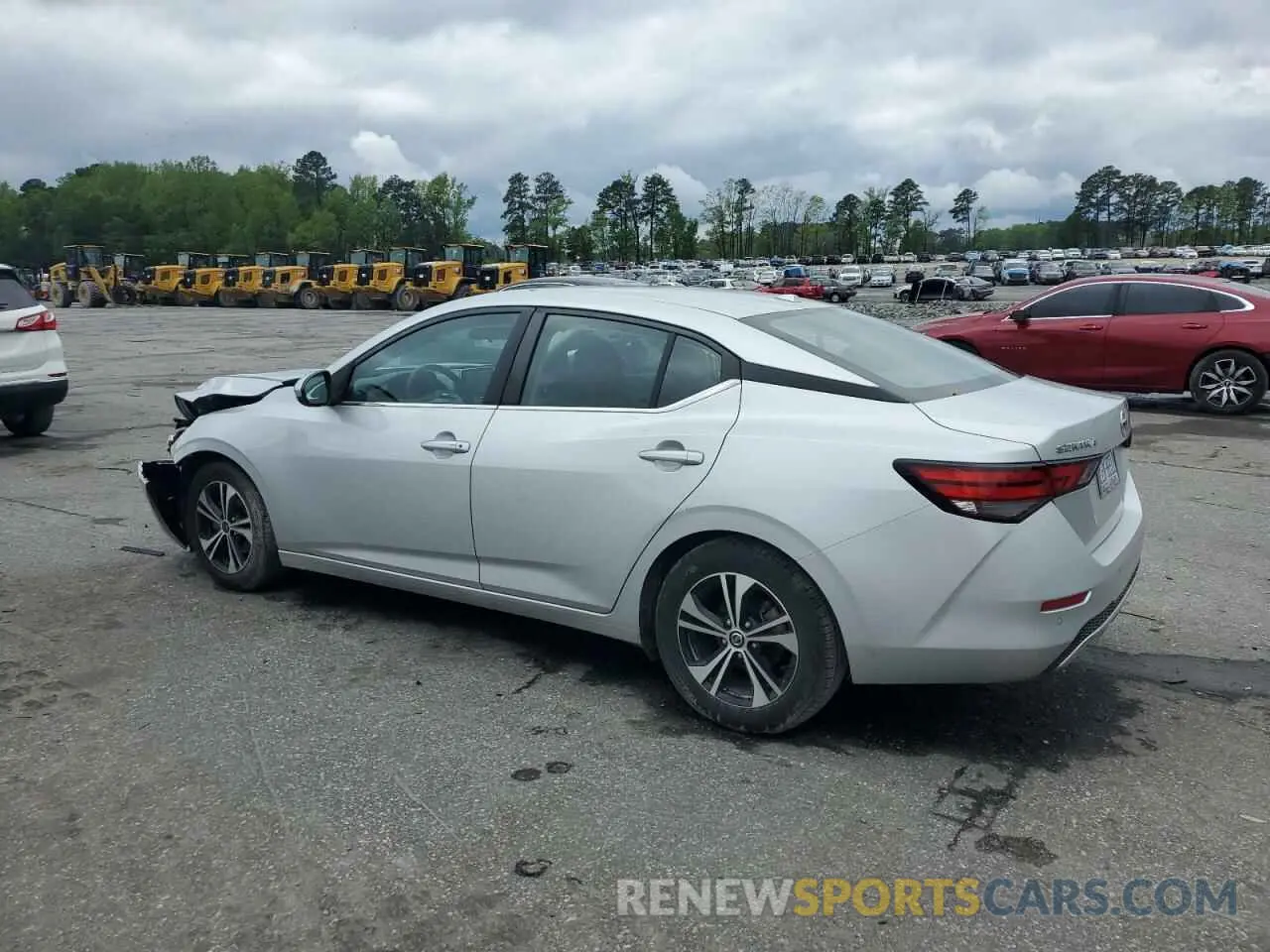 2 Photograph of a damaged car 3N1AB8CV0MY248932 NISSAN SENTRA 2021