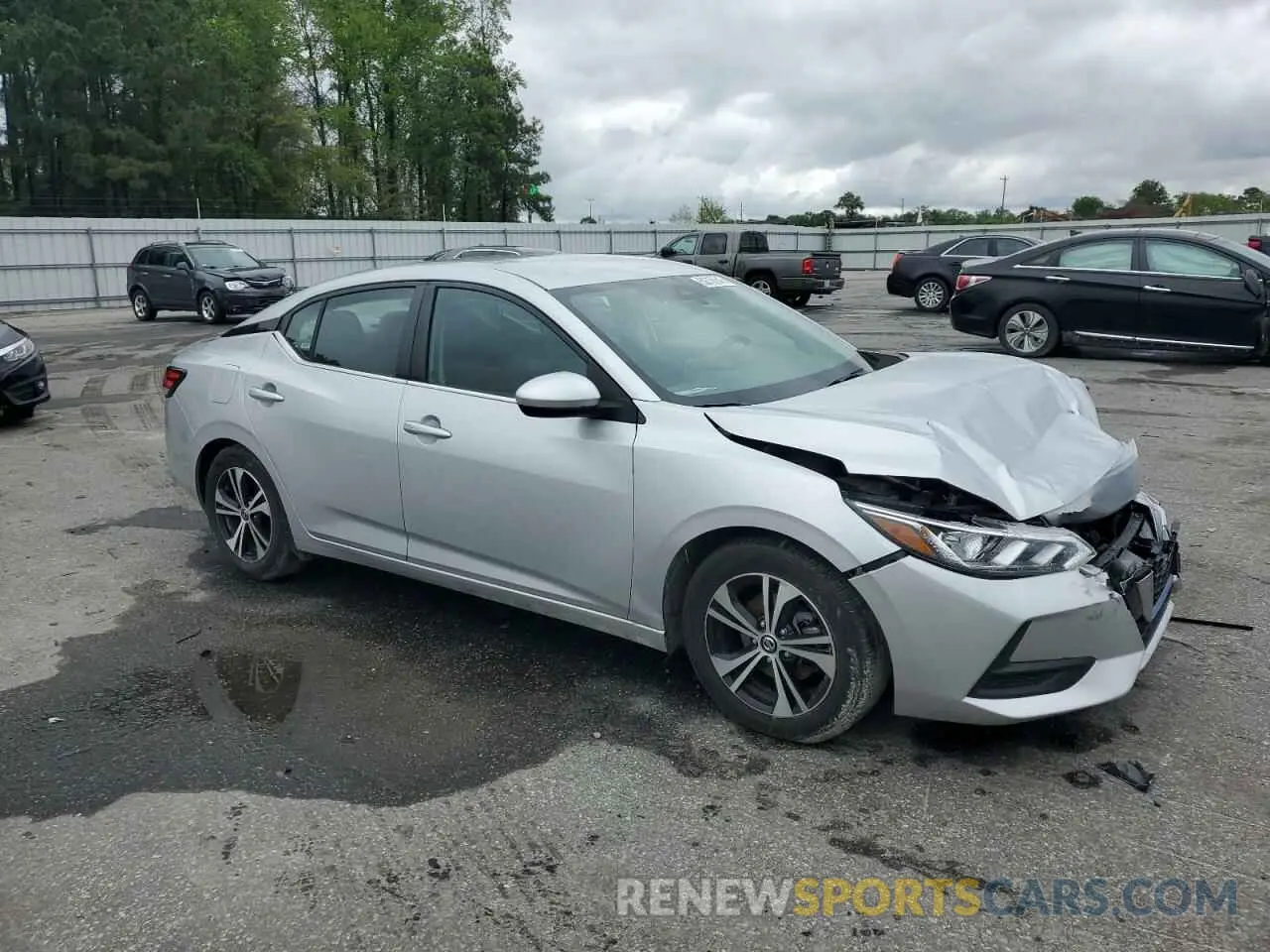 4 Photograph of a damaged car 3N1AB8CV0MY248932 NISSAN SENTRA 2021