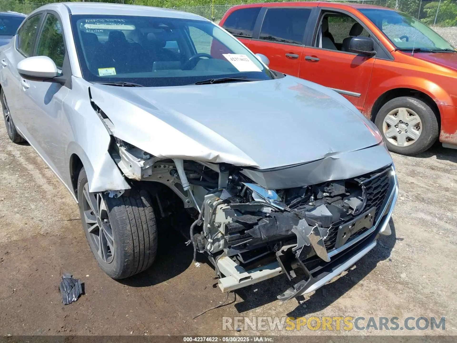 6 Photograph of a damaged car 3N1AB8CV0MY250163 NISSAN SENTRA 2021