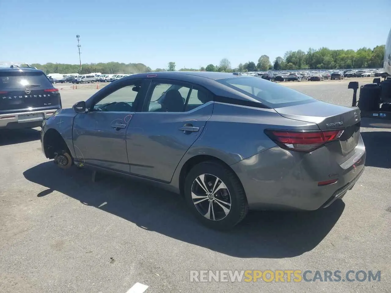 2 Photograph of a damaged car 3N1AB8CV0MY251569 NISSAN SENTRA 2021