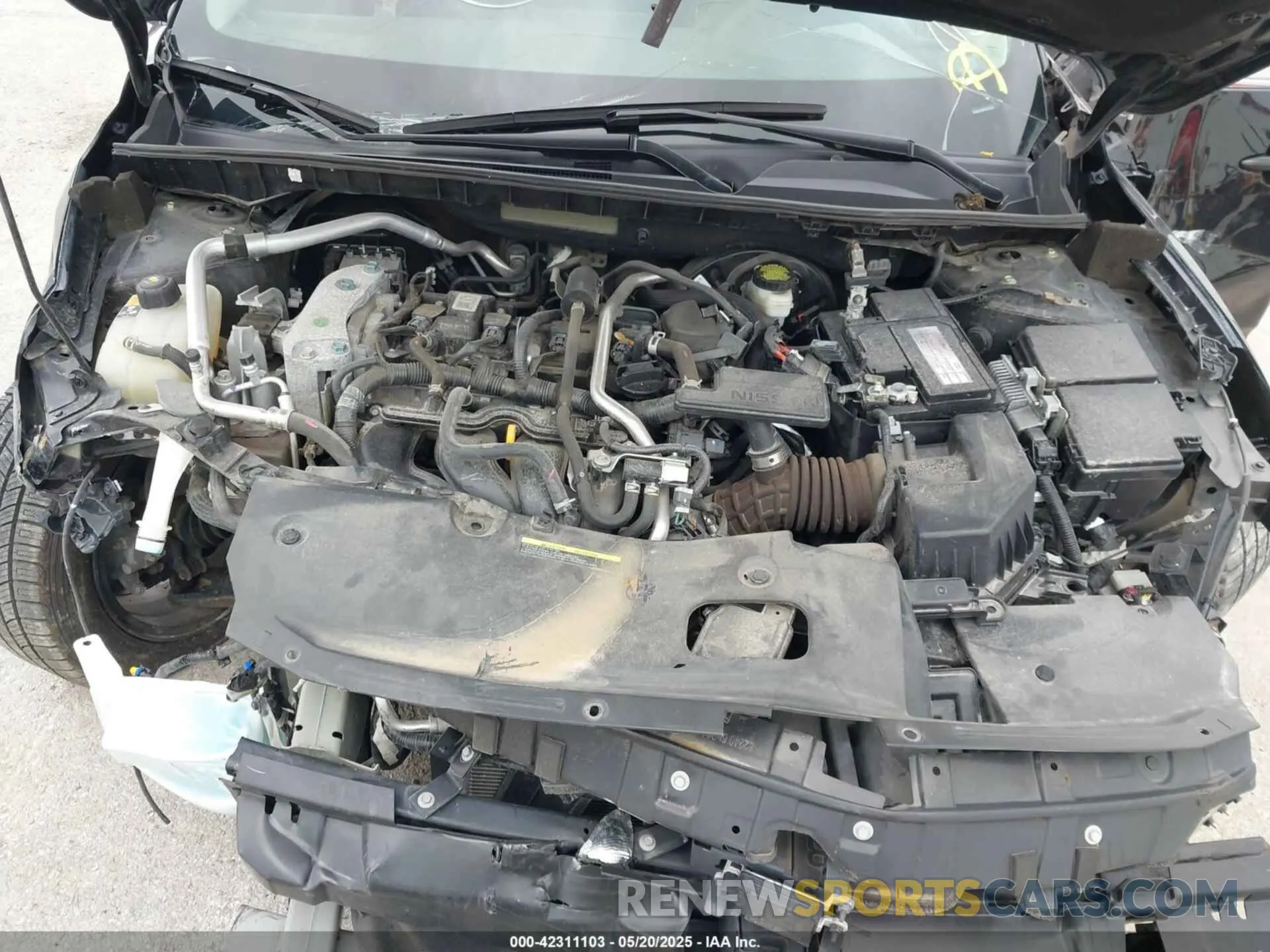 10 Photograph of a damaged car 3N1AB8CV0MY253385 NISSAN SENTRA 2021