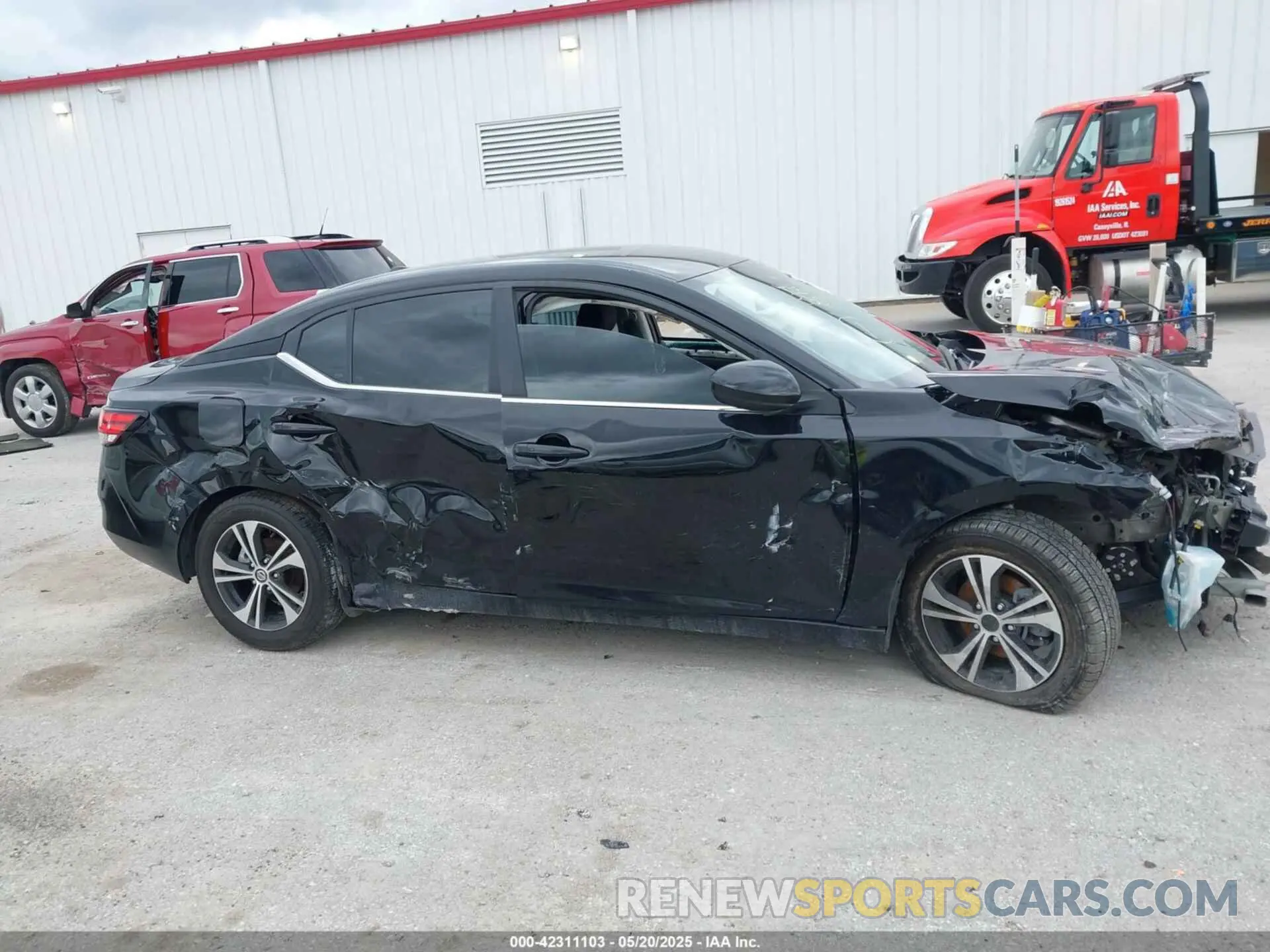 14 Photograph of a damaged car 3N1AB8CV0MY253385 NISSAN SENTRA 2021